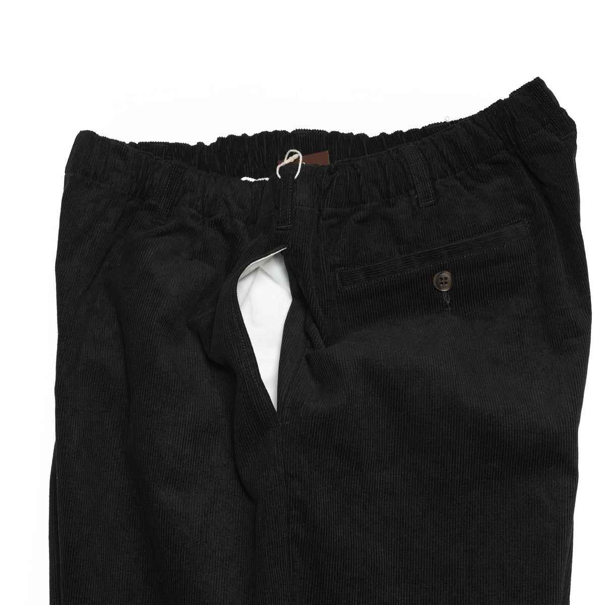 №147 [ Corduroy easyslacks ] – Black | RELAX FIT