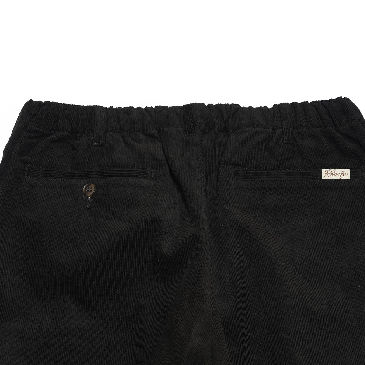 №147 [ Corduroy easyslacks ] – Black | RELAX FIT