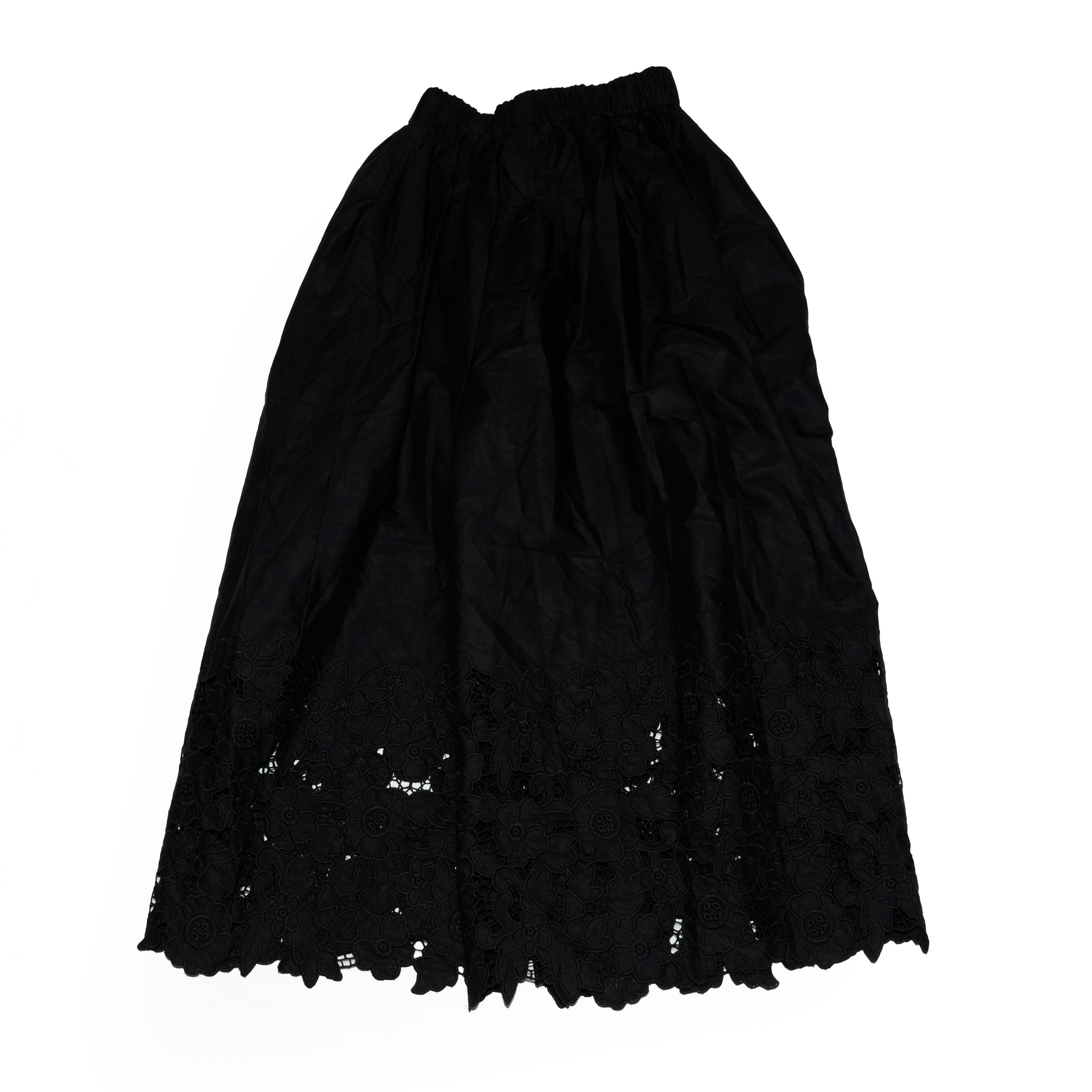 La Fiesta Embroidered Maxi Skirt  | Color_Black | No_32SJ00SK454BLK_BLACK【SISTER JANE_シスタージェーン】