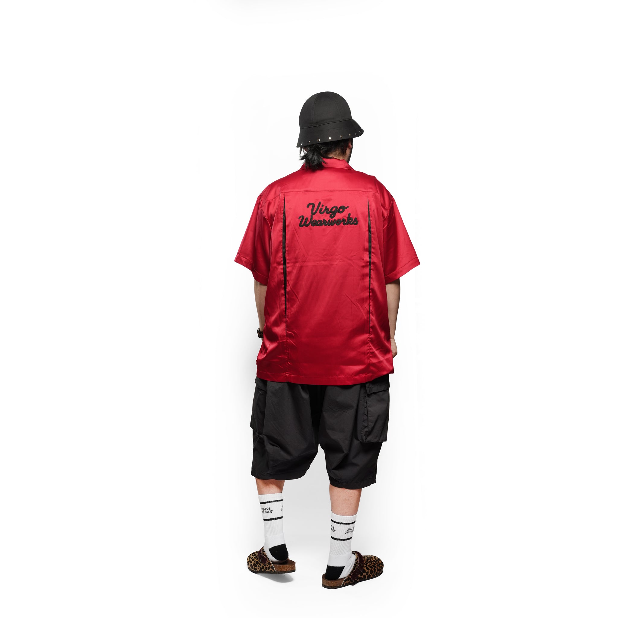 LUXE BOWLING SATIN SHIRT – Red | VIRGOwearworks