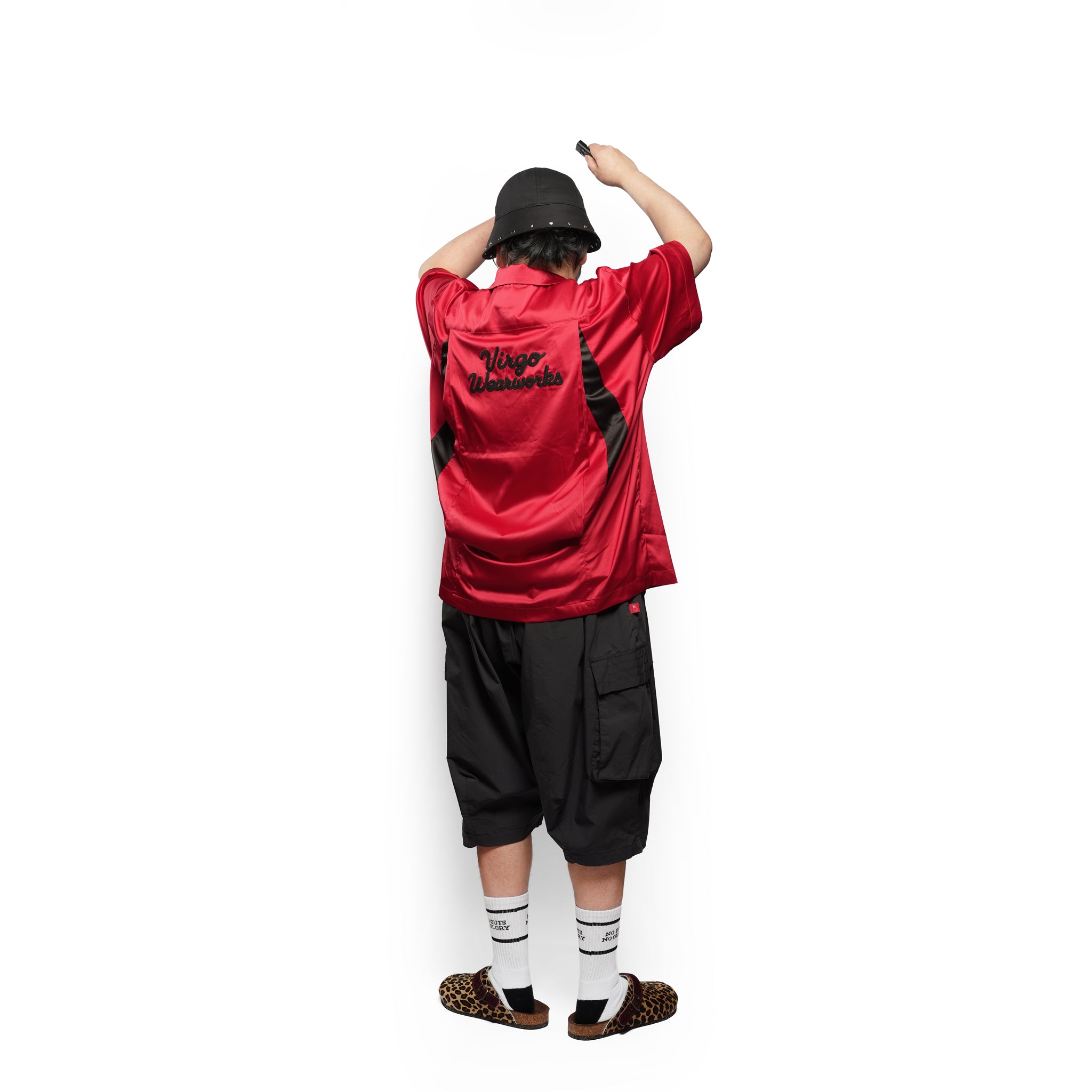 LUXE BOWLING SATIN SHIRT – Red | VIRGOwearworks