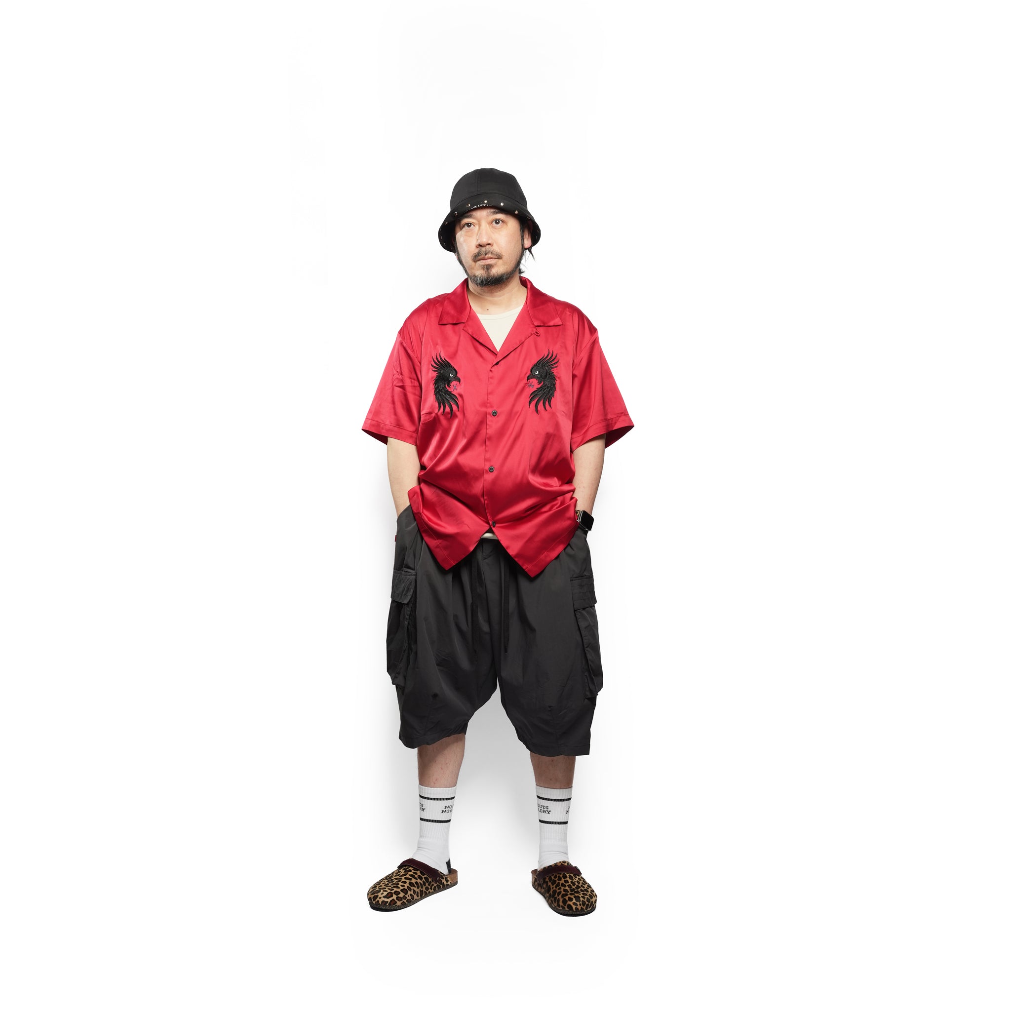 LUXE BOWLING SATIN SHIRT – Red | VIRGOwearworks