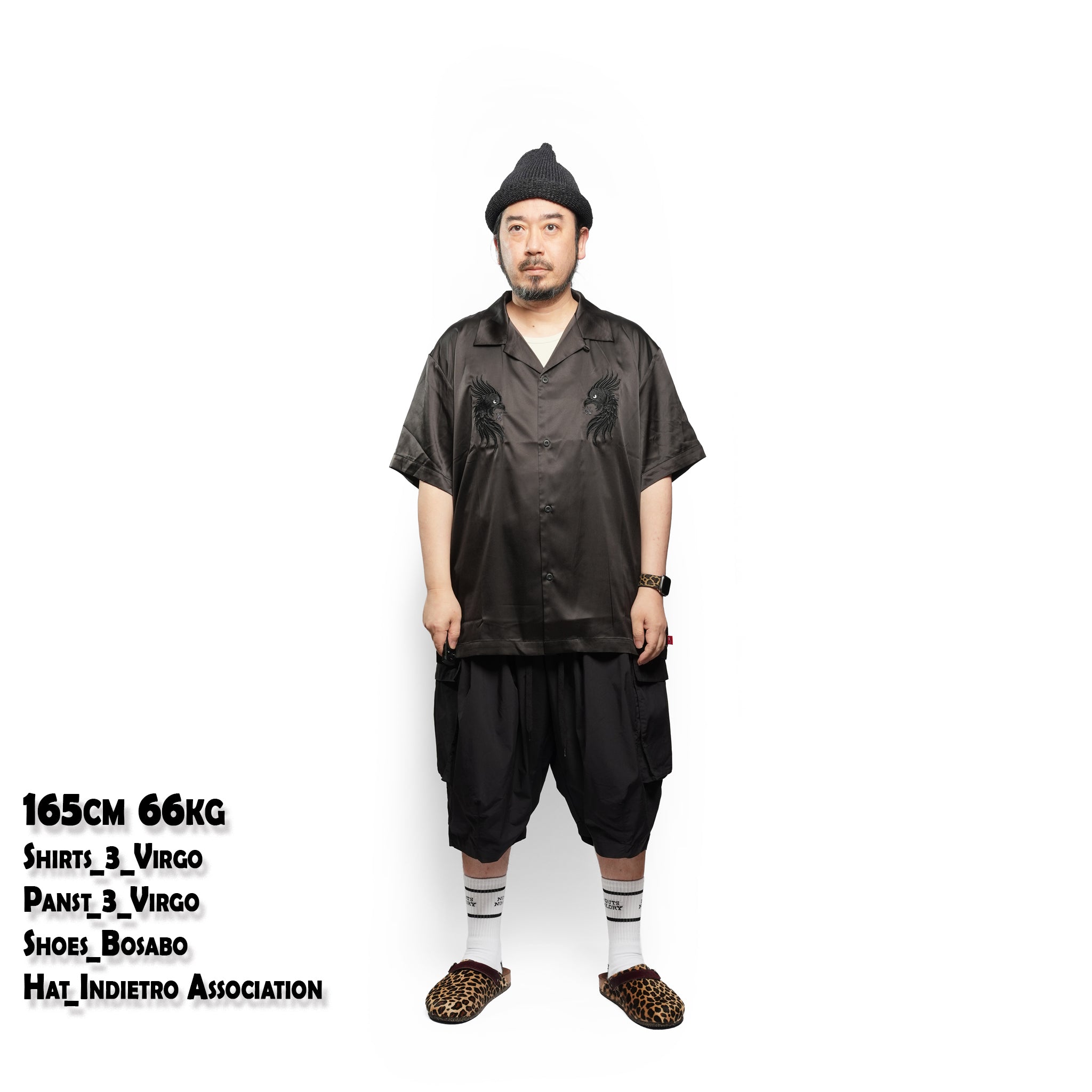 LUXE BOWLING SATIN SHIRT – Black | VIRGOwearworks