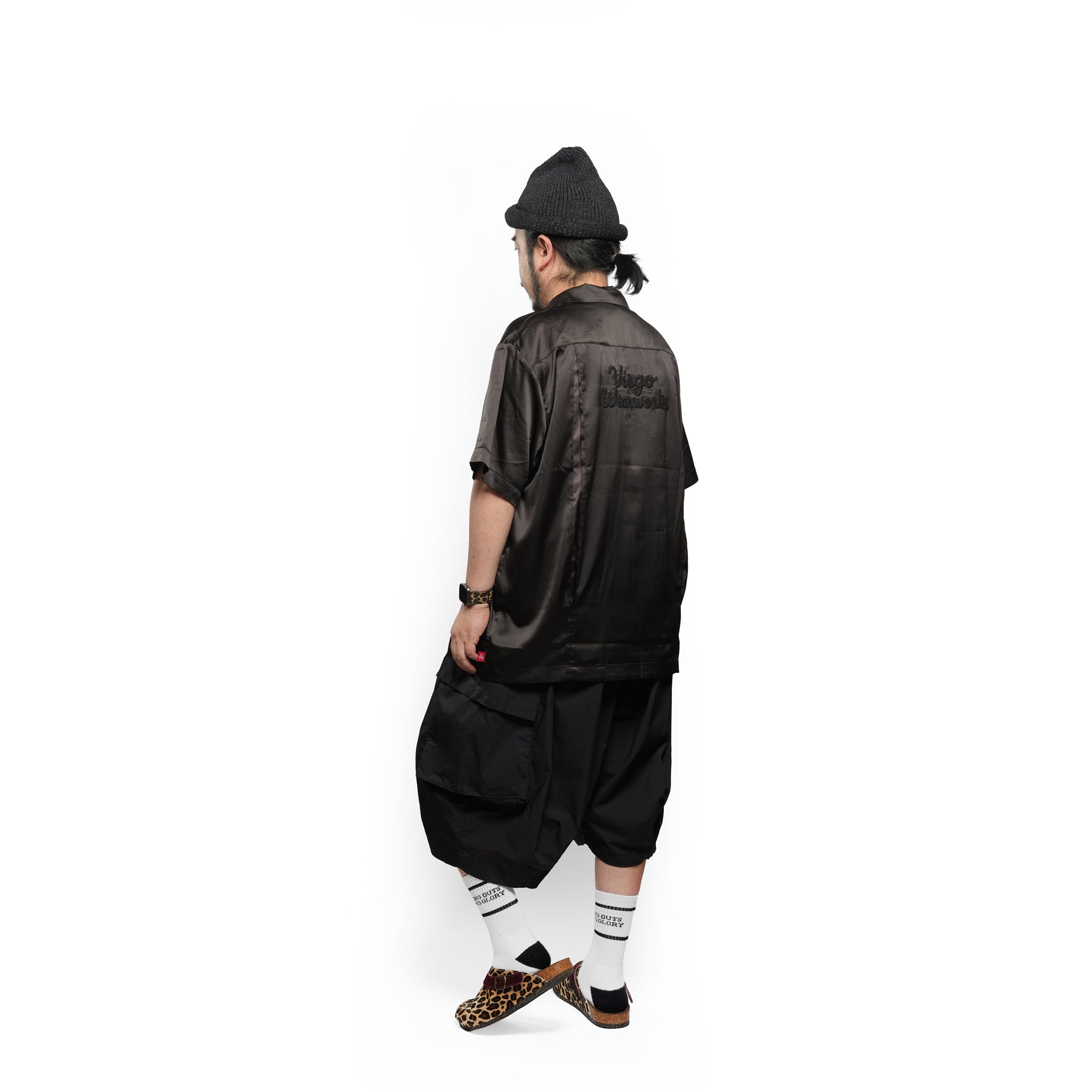 LUXE BOWLING SATIN SHIRT – Black | VIRGOwearworks