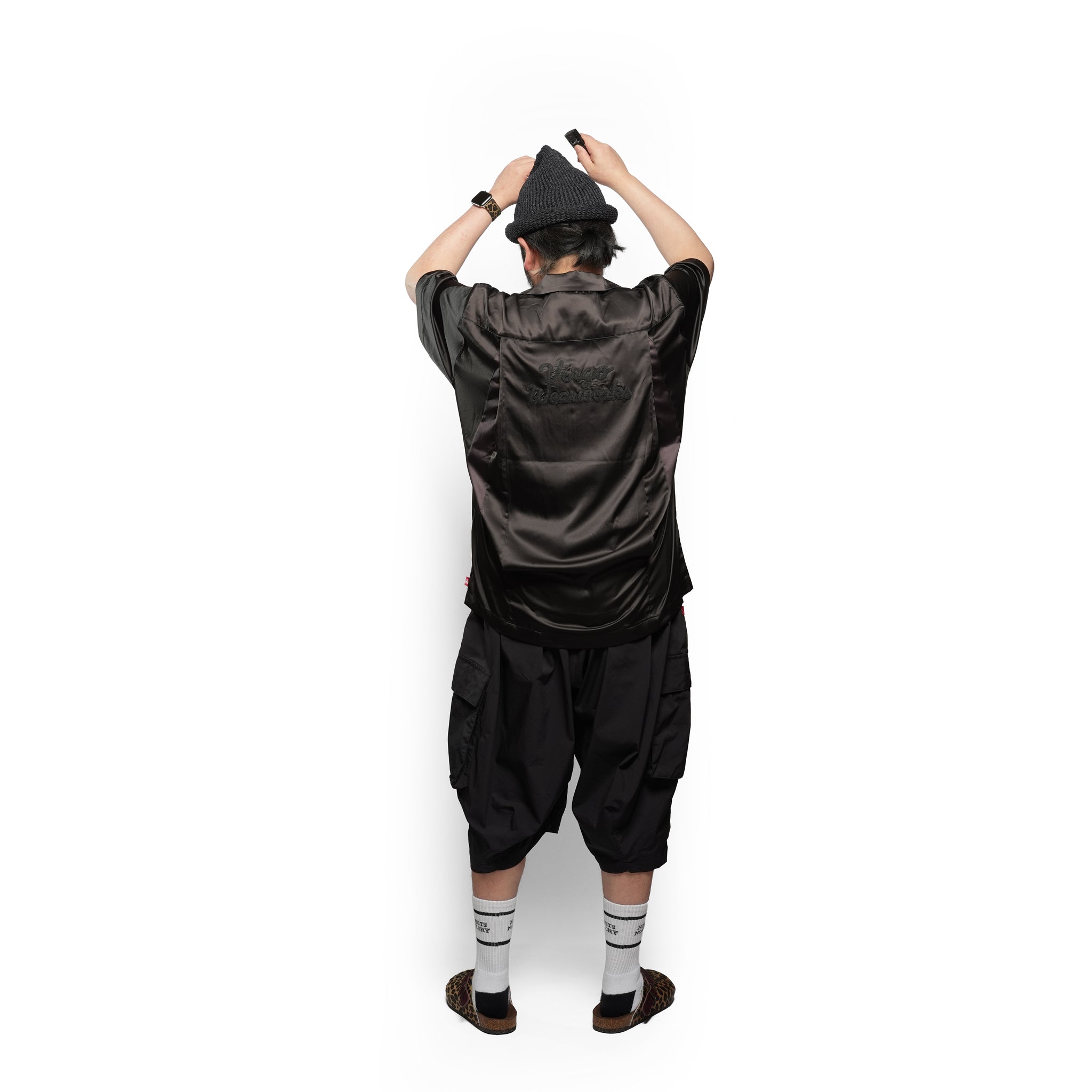LUXE BOWLING SATIN SHIRT – Black | VIRGOwearworks
