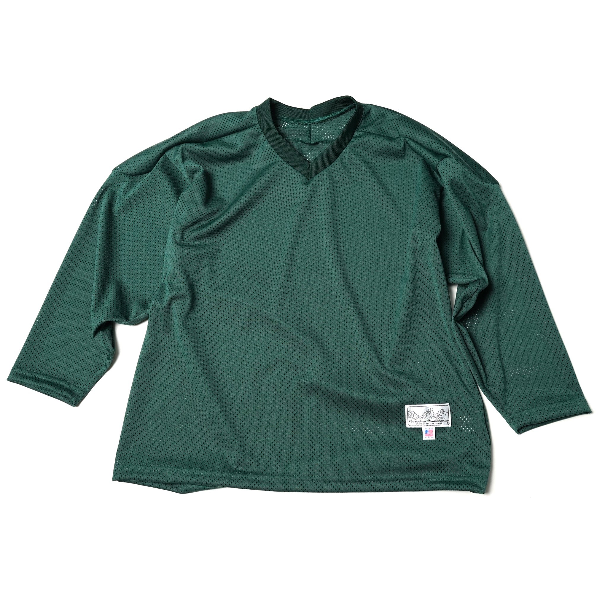 No:PH23FW-003 | Name:P.H. M. MESH TEE | Color:Green/Blue【POWDERHORN MOUNTAINEERING_パウダーホーンマウンテニアリング】