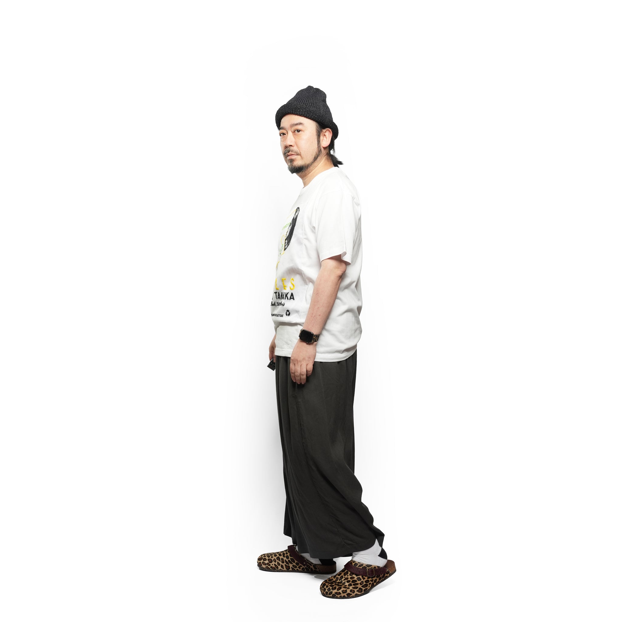 Brigitte Tanaka × The NERDYS VINYLES T-shirt – White | The NERDYS
