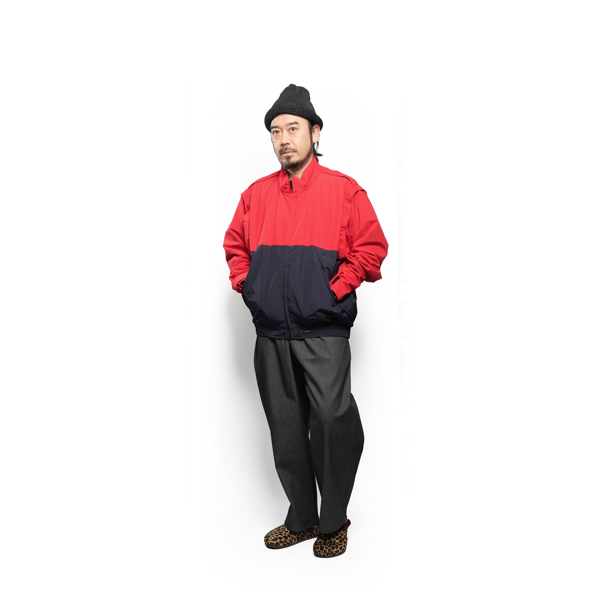 5050AC Two Tone Velocity Jacket – Red / Navy | MOCEAN