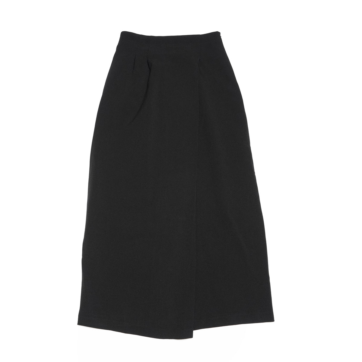 asymmetry tuck skirt – Black | WHYTO | 入荷予定アイテム