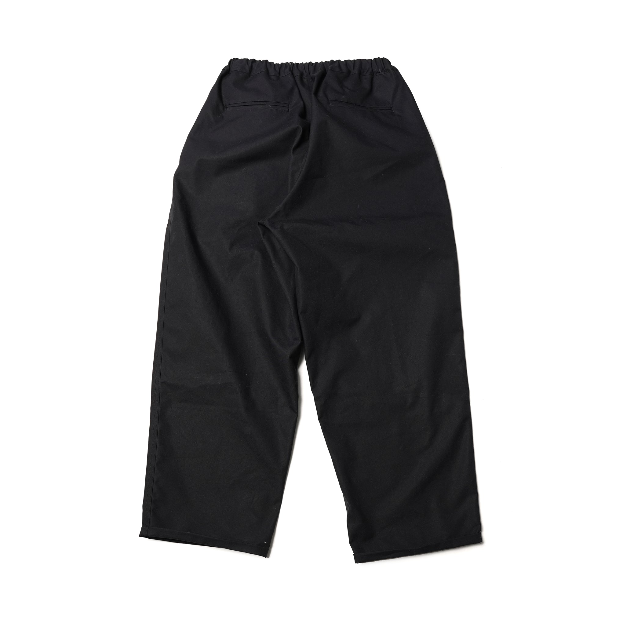 PH23FW-010 | P.H. M. BM S.WAX CLOTH EASY PANTS | Color:Black【POWDERHORN  MOUNTAINEERING_パウダーホーンマウンテニアリング】 - Black / M