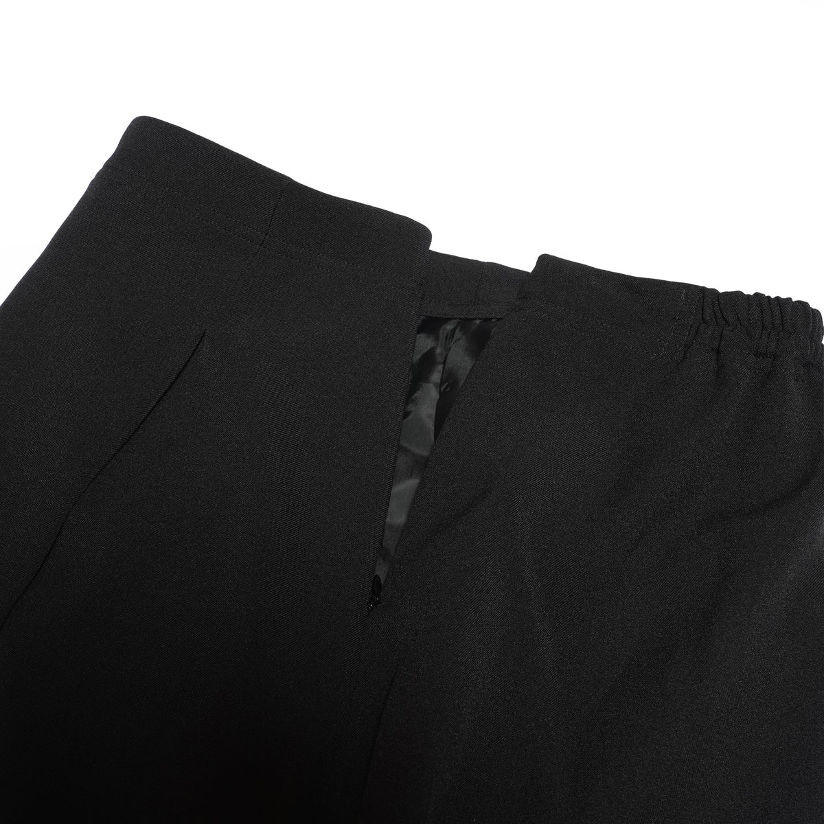 asymmetry tuck skirt – Black | WHYTO | 入荷予定アイテム