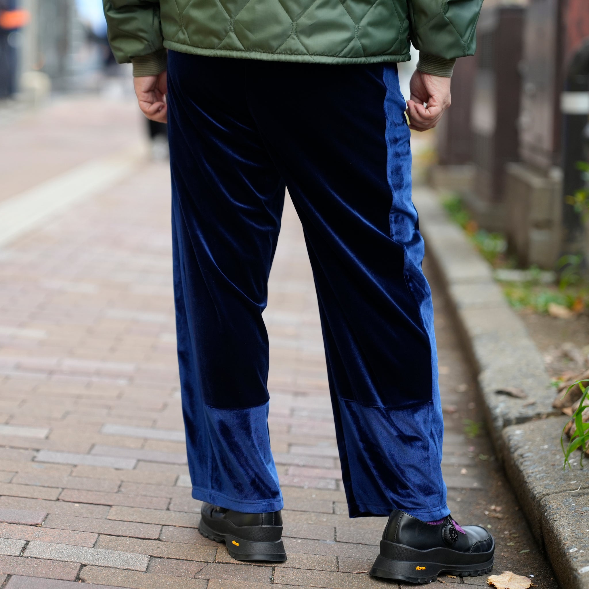 Velor Pants | Color_Navy | No_L-PA-004_navy【Looper_ルーパー】