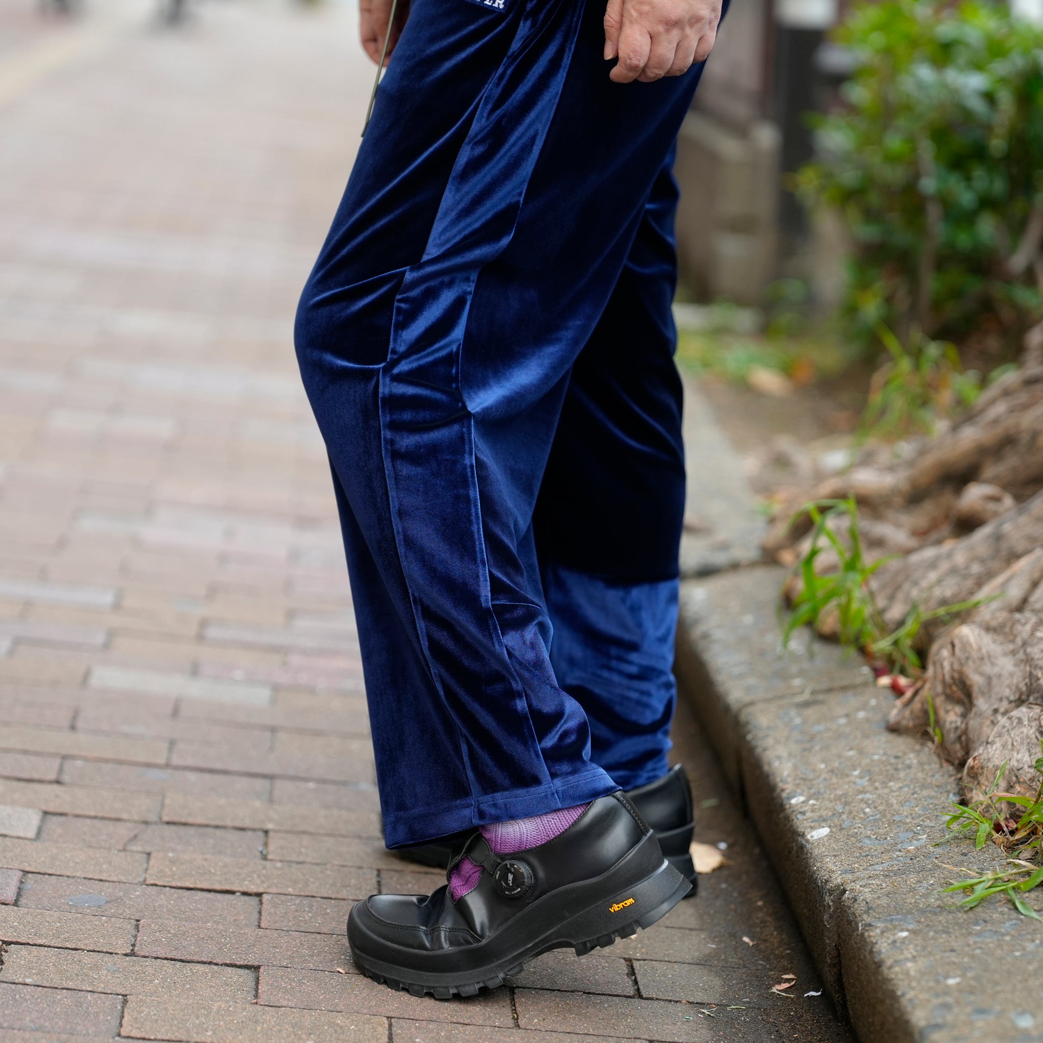 Velor Pants | Color_Navy | No_L-PA-004_navy【Looper_ルーパー】