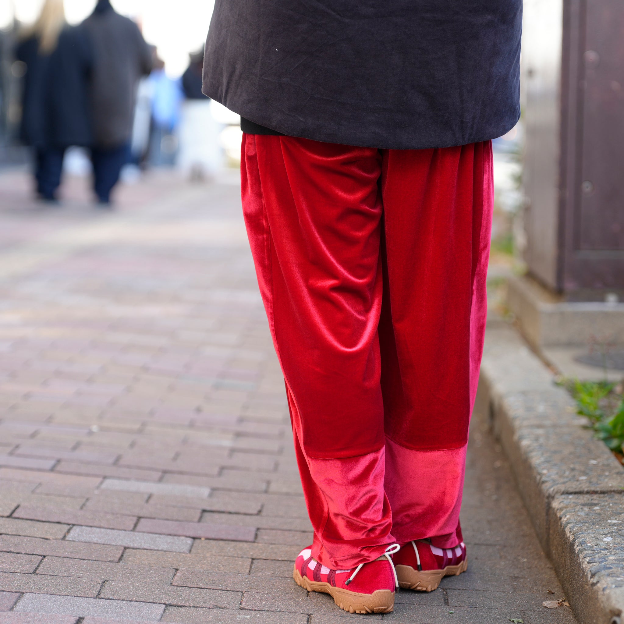 Velor Pants | Color_Red | No_L-PA-004_red【Looper_ルーパー】