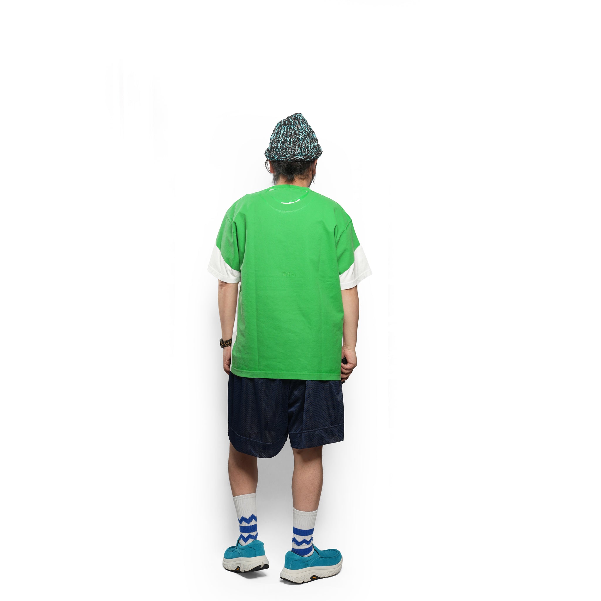_280 Graphic tee 9 – White × Green | UNTRACE