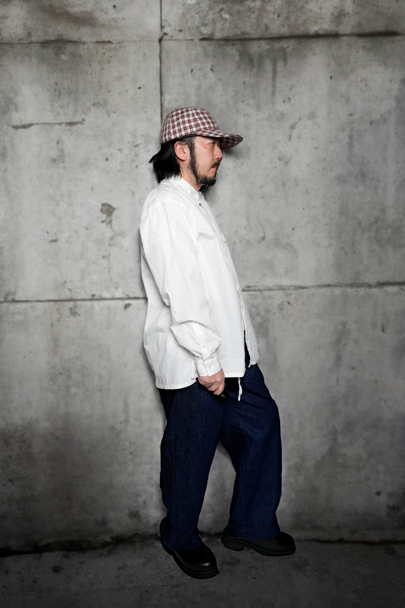 BP-03_INDIGO | BAGS EASY PANTS-STONE BIO DENIM | Color:Indigo【CATTA_カッタ】