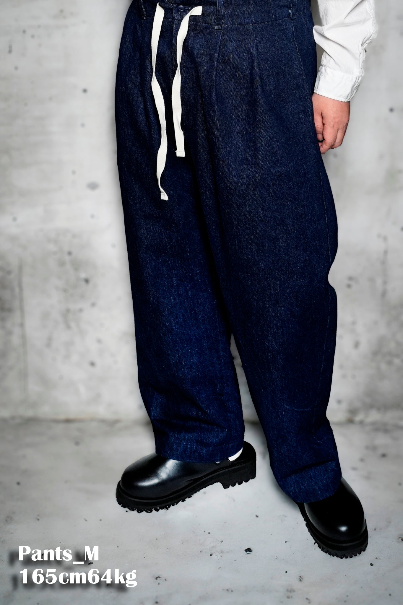 BP-03_INDIGO | BAGS EASY PANTS-STONE BIO DENIM | Color:Indigo【CATTA_カッタ】