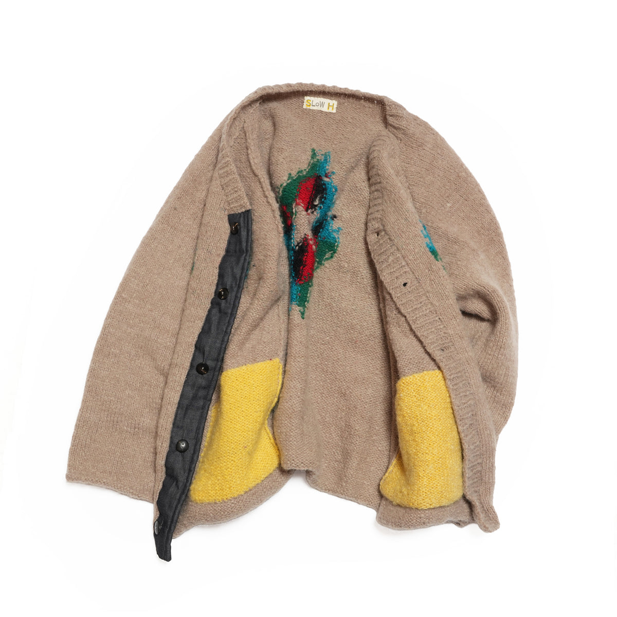 chimayo cardigan – Sand | SLOW HANDS