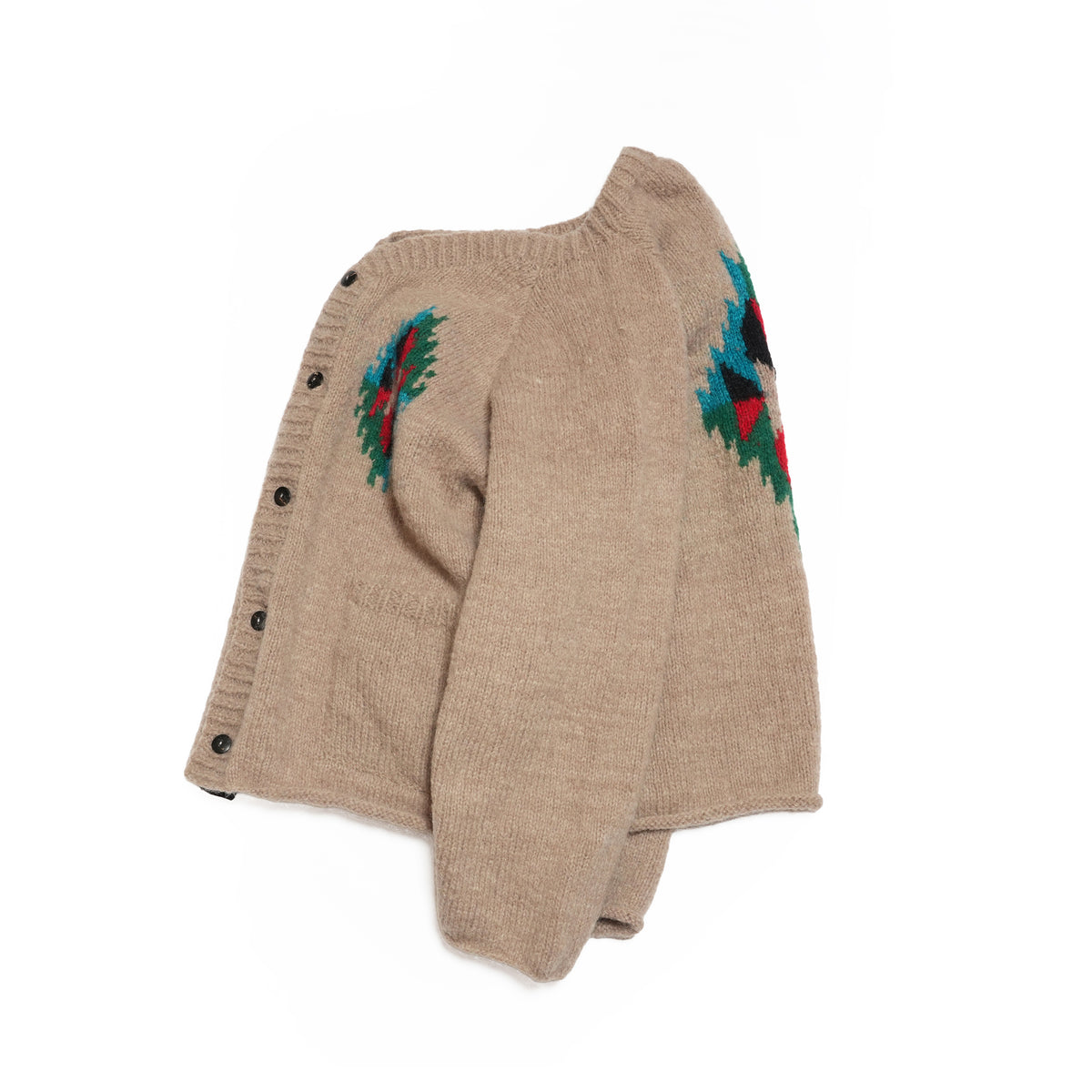 chimayo cardigan – Sand | SLOW HANDS
