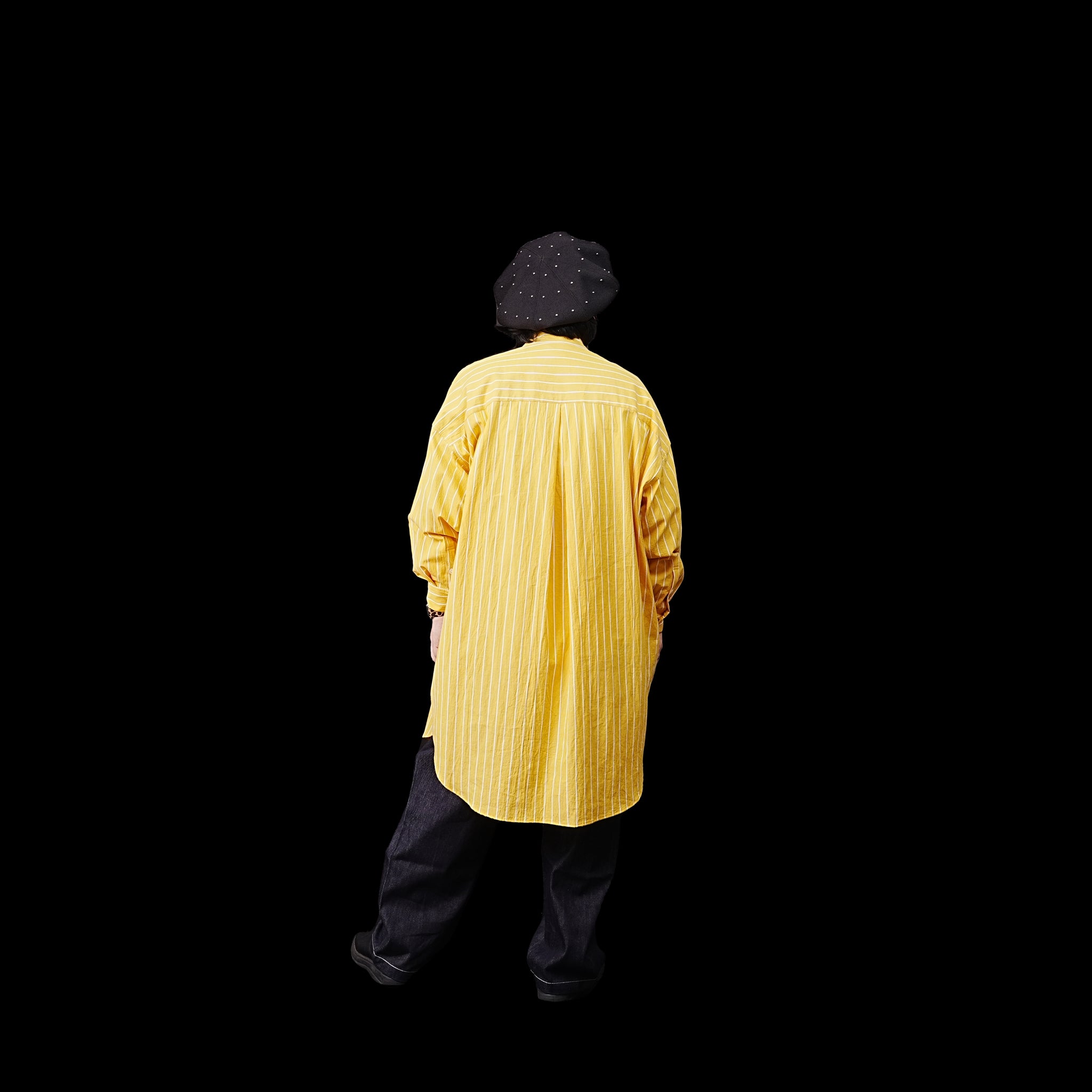 Big Shirts Stripe –  Yellow | PHABLIC × KAZUI