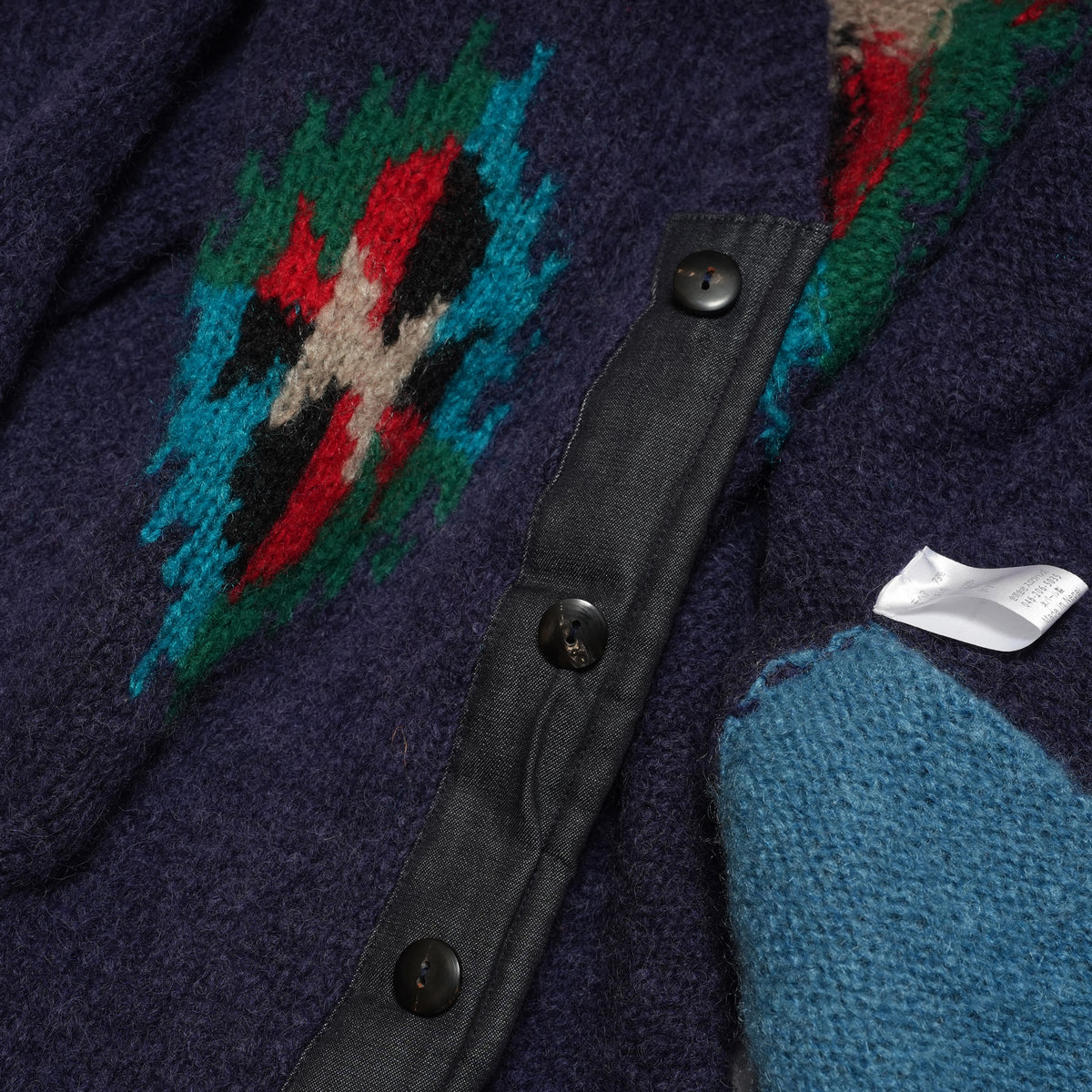 chimayo cardigan – Navy | SLOW HANDS