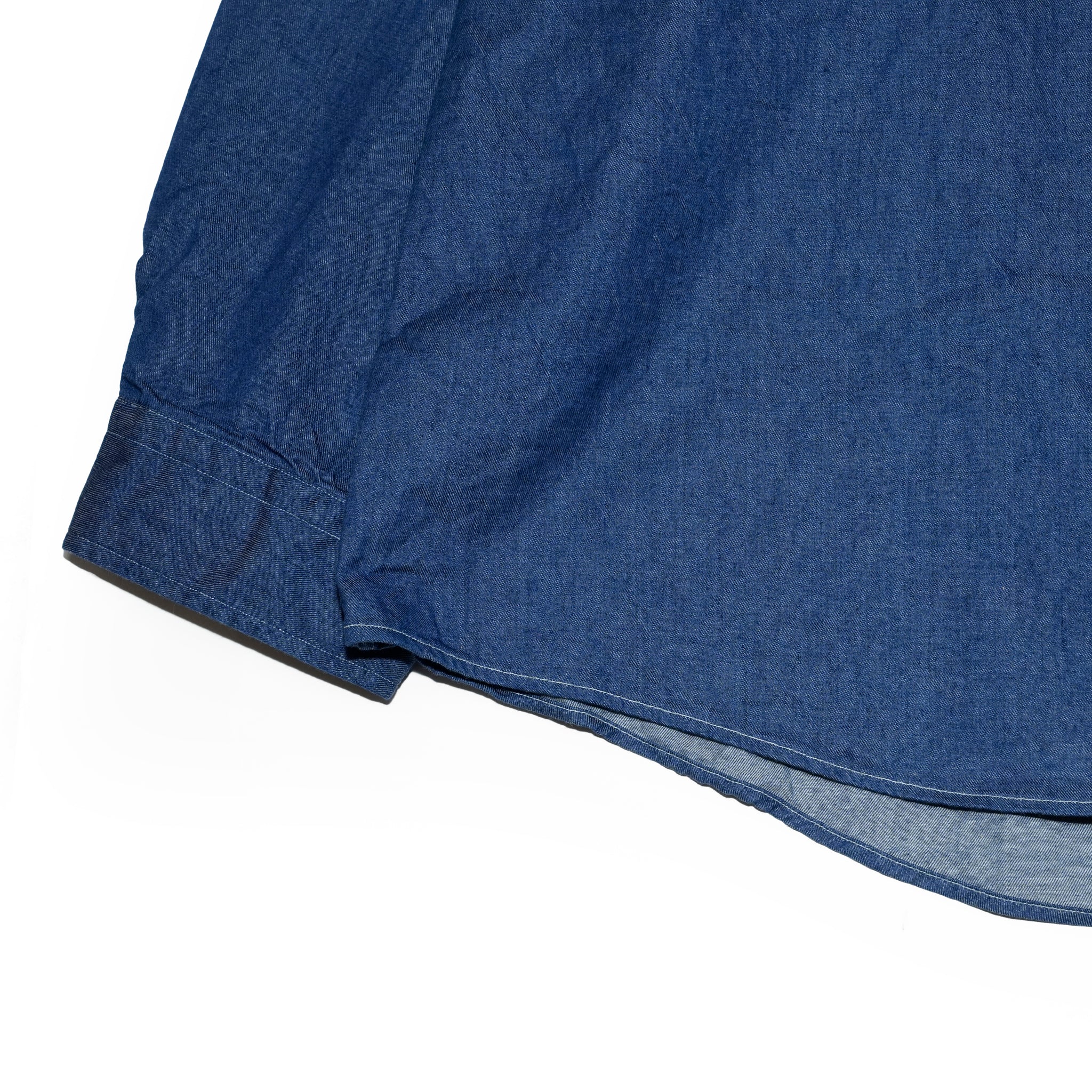 REGULAR WIDE W POCKET SHIRT-DENIM | Color_Navy | No_rgw-01wp_navy【CATTA_カッタ】