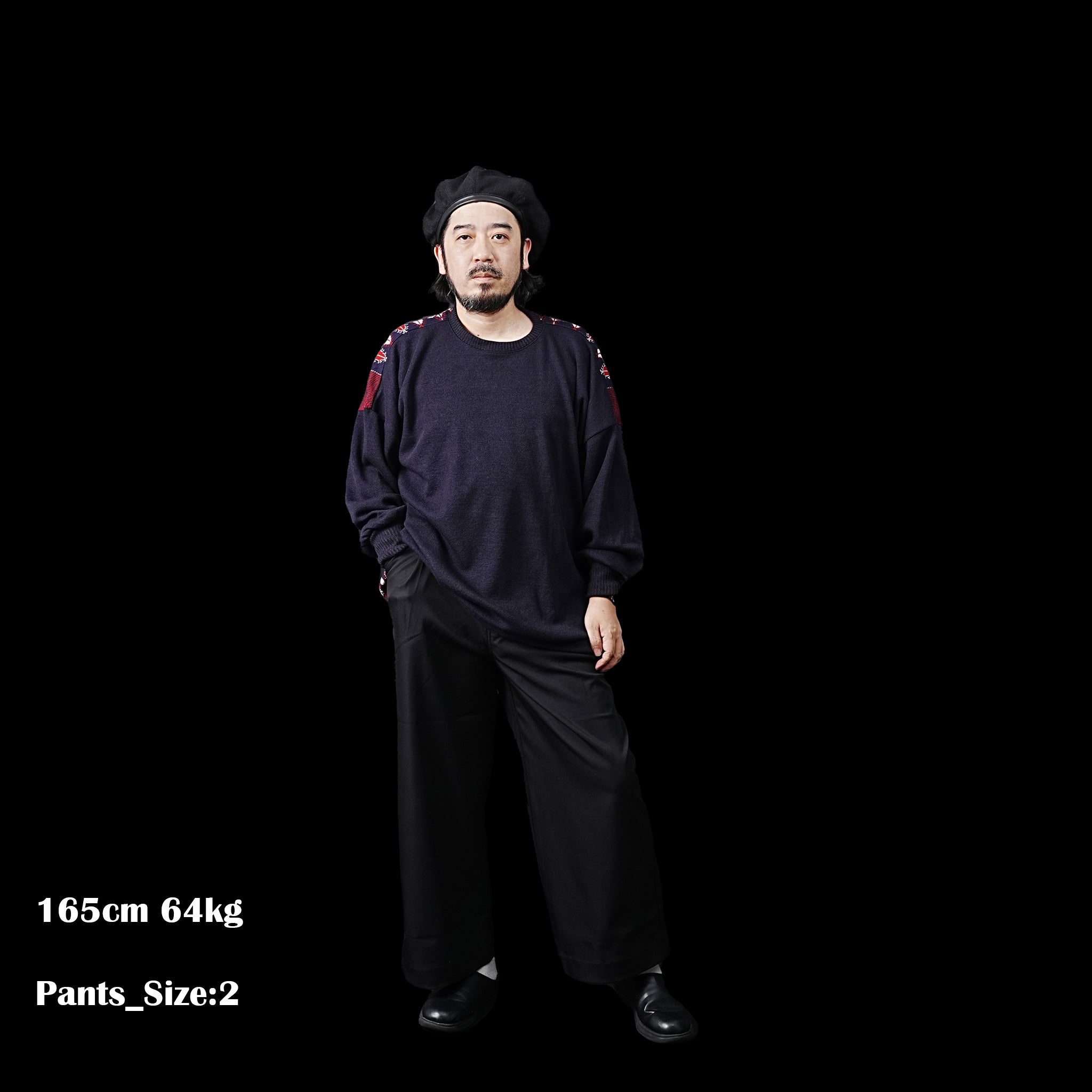 No:23235-9733WH | Name:Work trousers | Color:Black(09)【Garance et Violette_ギャランスエトヴァイオレット】