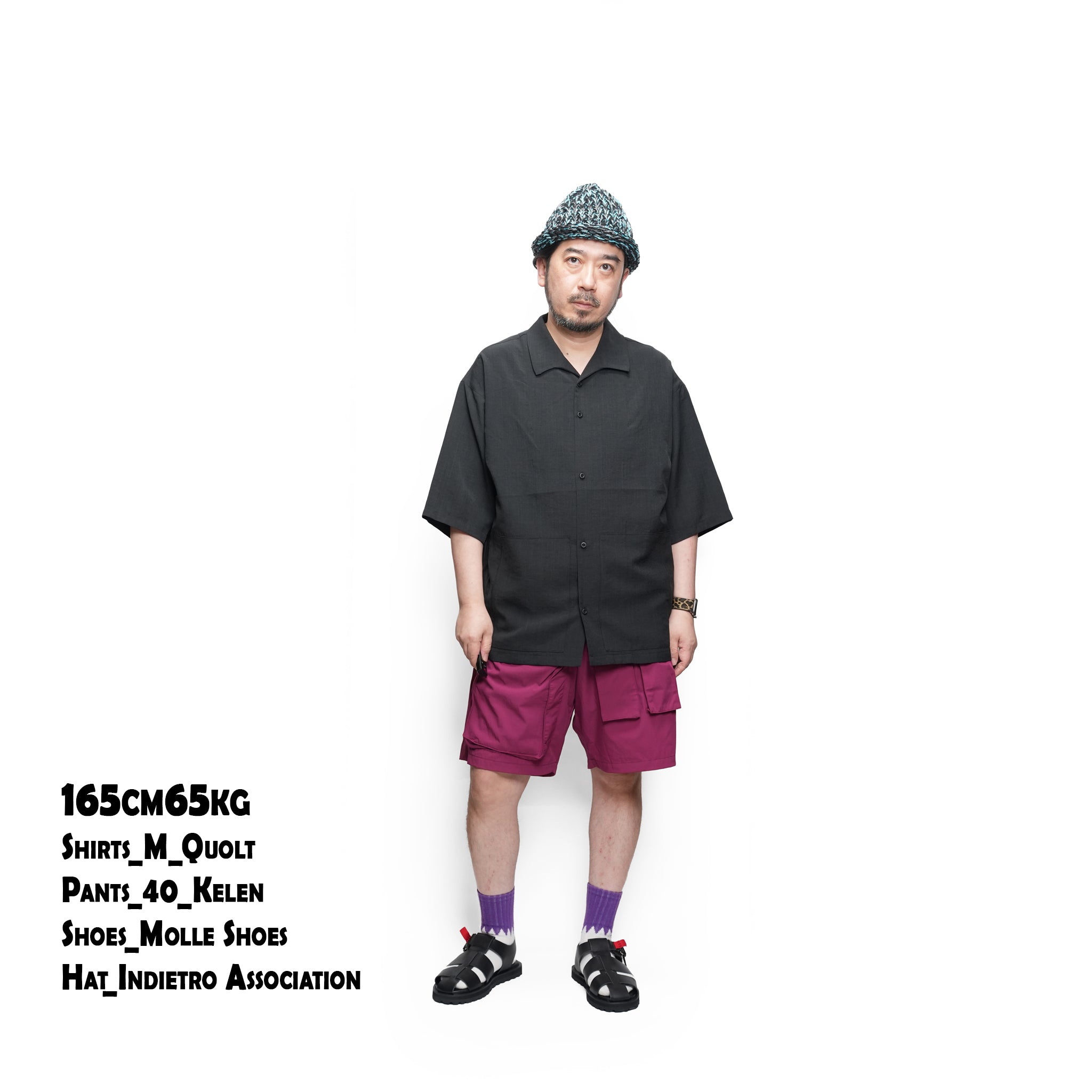GRATEFUL-LINE SHIRTS – SUMI KURO | QUOLT