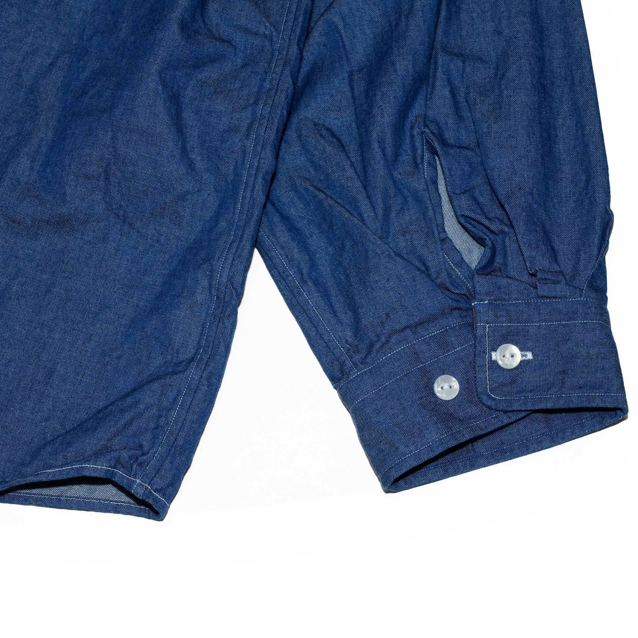 REGULAR WIDE W POCKET SHIRT-DENIM | Color_Navy | No_rgw-01wp_navy【CATTA_カッタ】