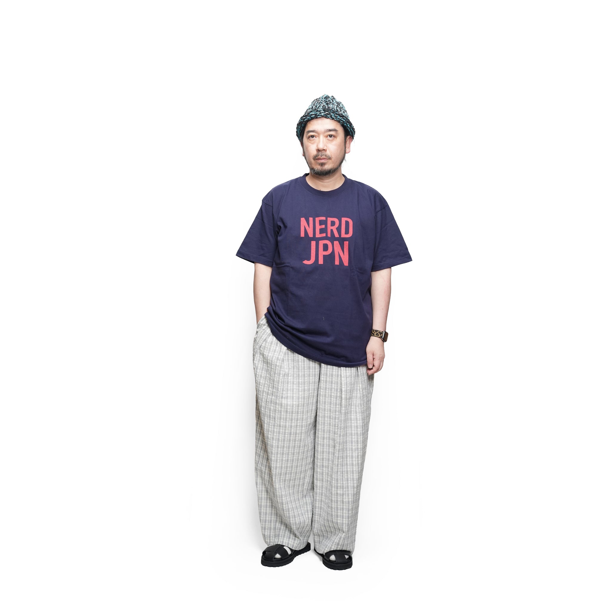 Checkered wide pants – White | MODEM DESIGN