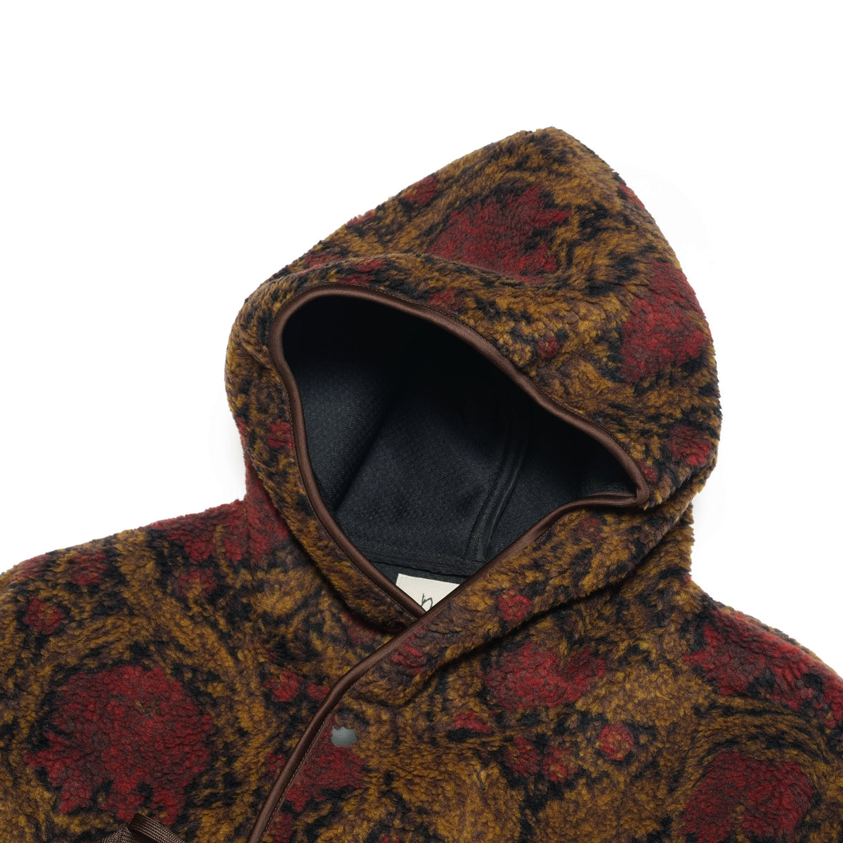 AINU Quilting Hoodie ※Made In JAPAN – Mustard | NORBIT