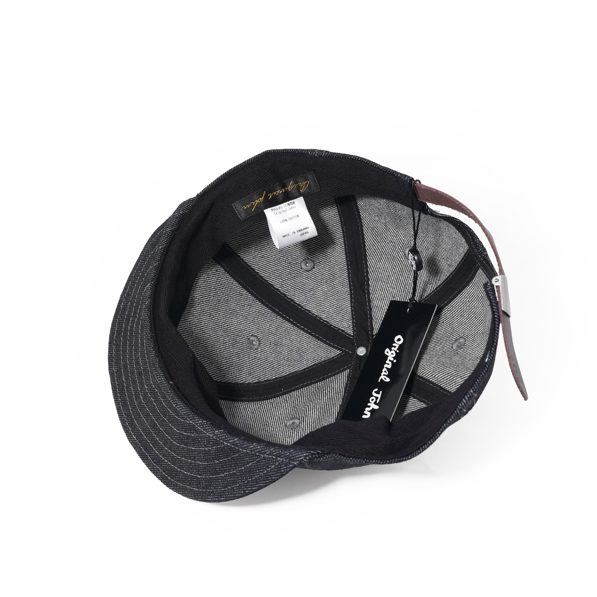 BICYCLE CAP – Beige / Indigo | ORIGINAL JOHN