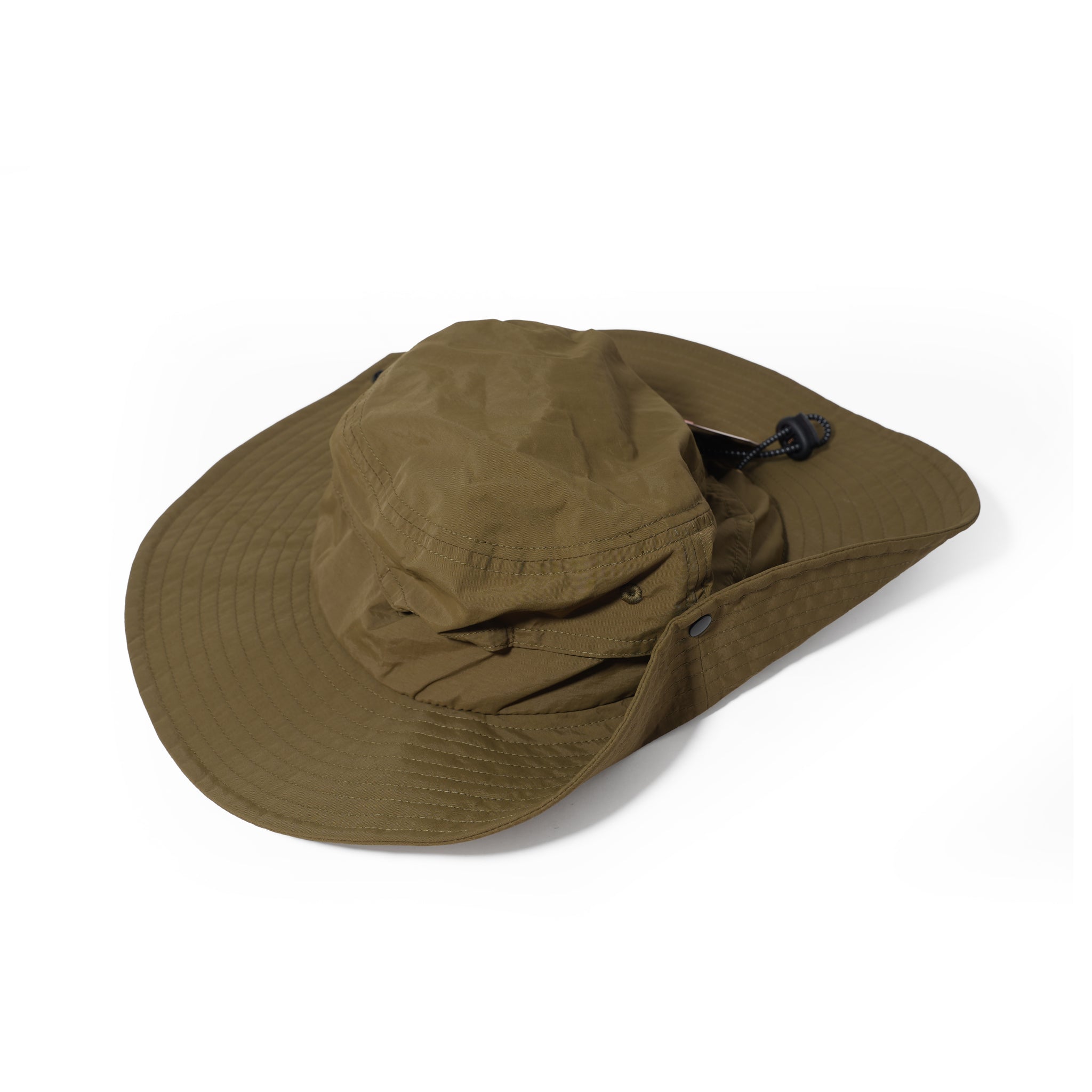 PL WIDE BRIM DRAW CORD SAFARI HAT OLIVE | POLER