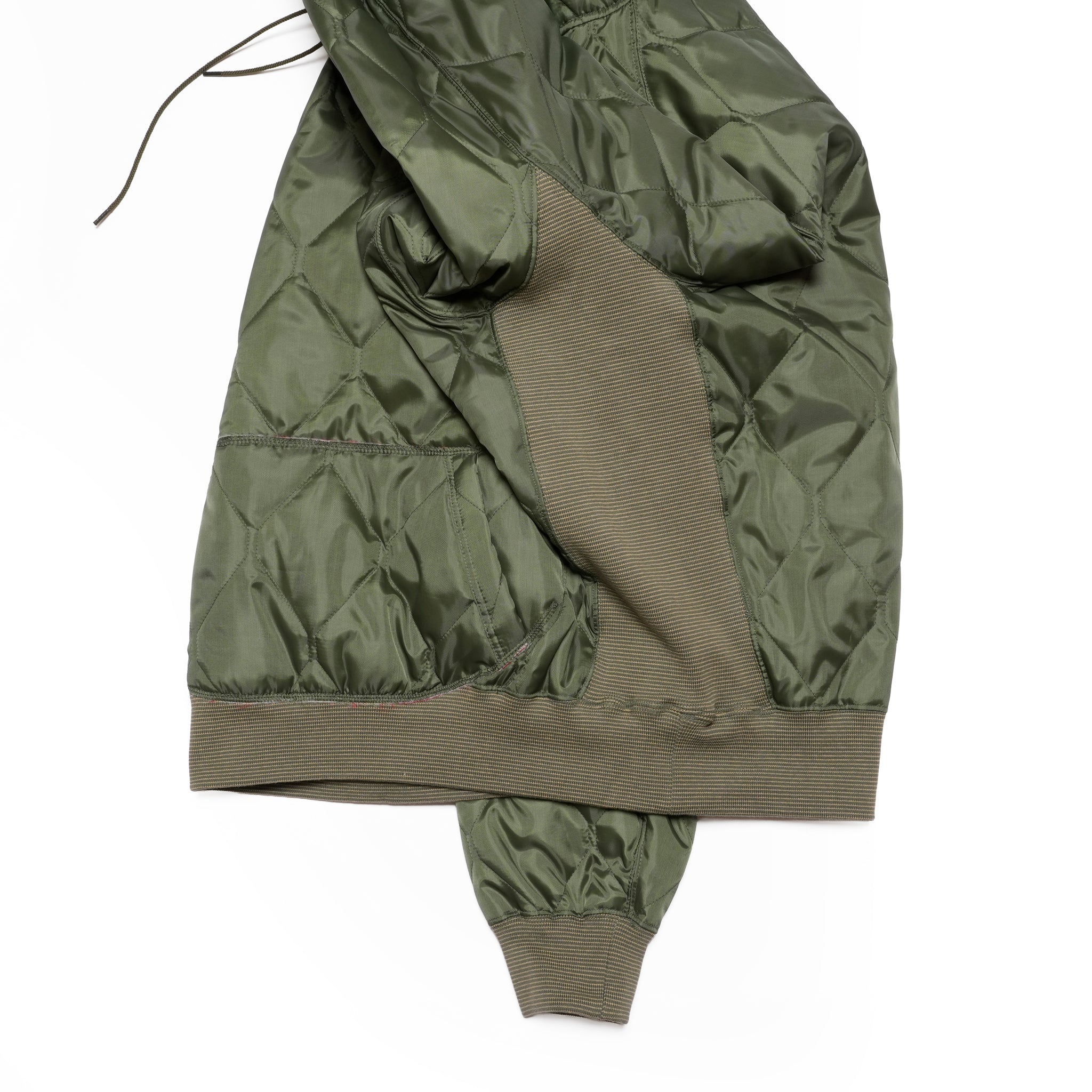 Retrofit hoodie Quilted Padding / McClure (olive) | CZ-ImSt-344【IMPRESTORE_インプレストア】