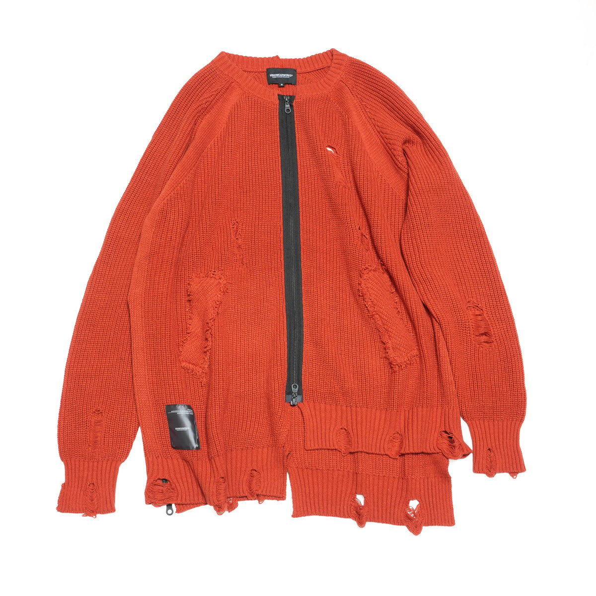 VICIOUS CARDIGAN – Orange | VIRGOwearworks