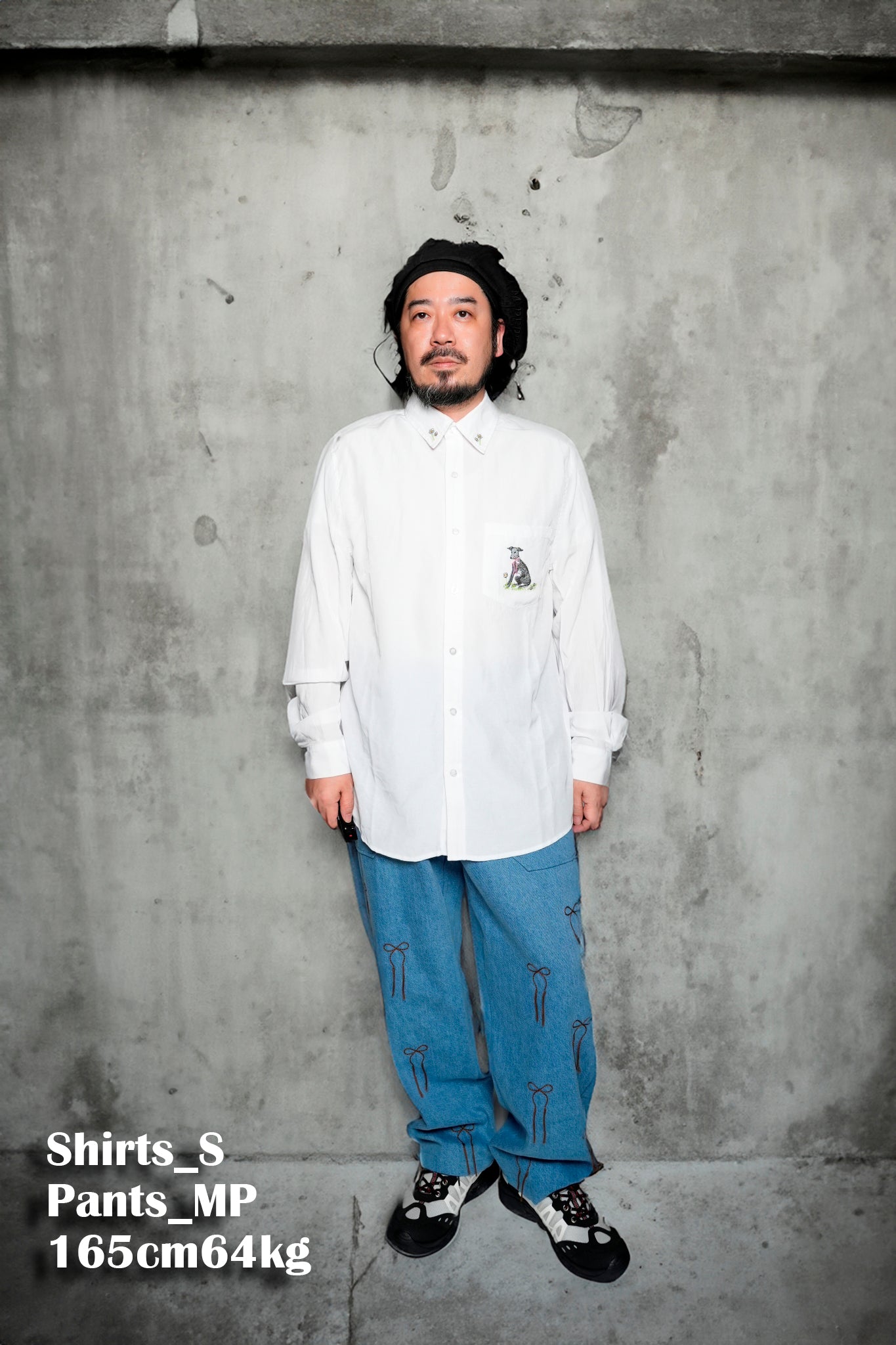 29SM05BLM095WHT | Penny Embroidered Shirt | 【SISTER JANE_シスタージェーン】【MEN'S】