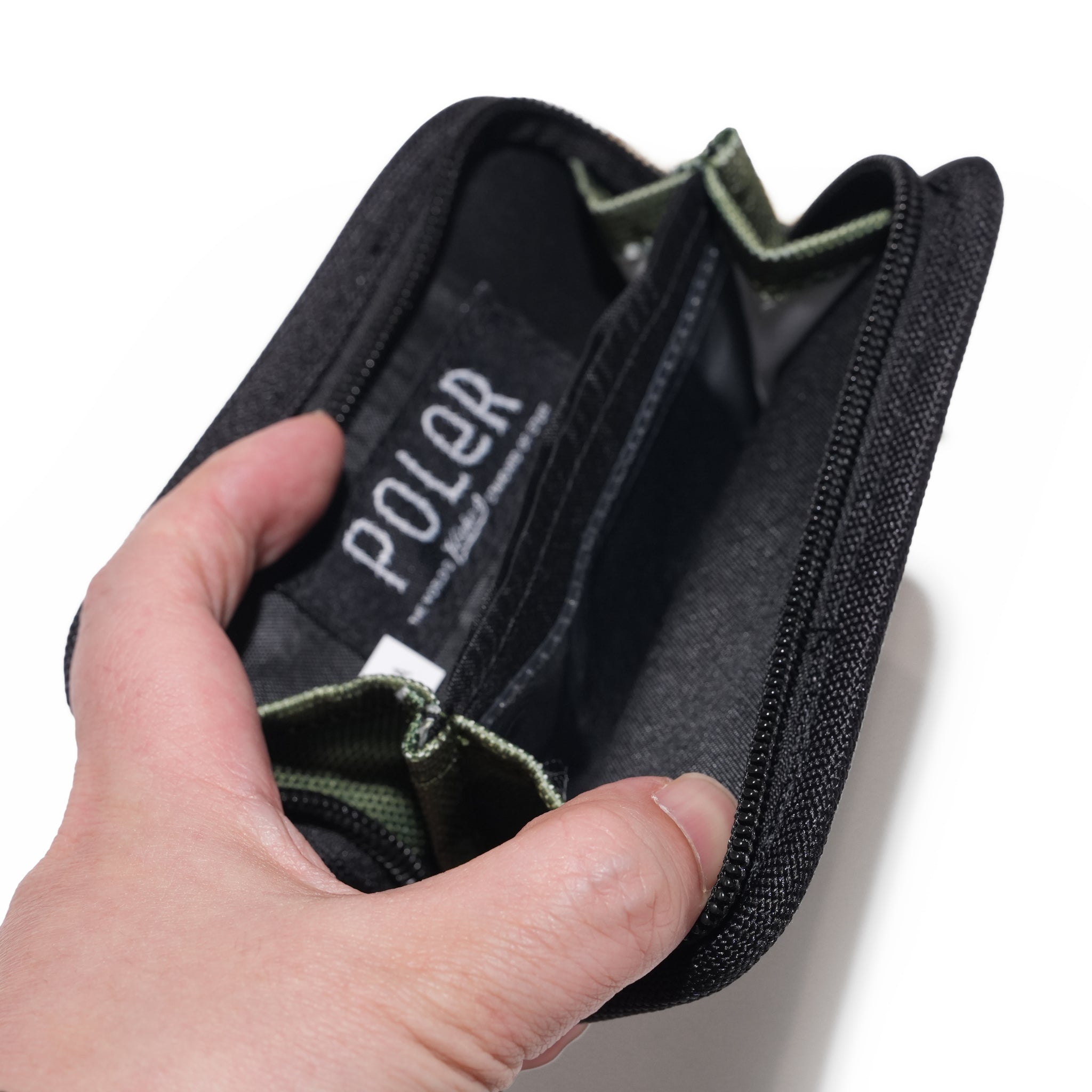 PL SNAP WALLET – FURRY CAMO / Black | POLER【ネコポス選択可能】