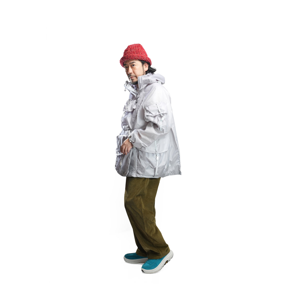 BACK PACK HOLDER HOODIE JACKET – White | NORBIT