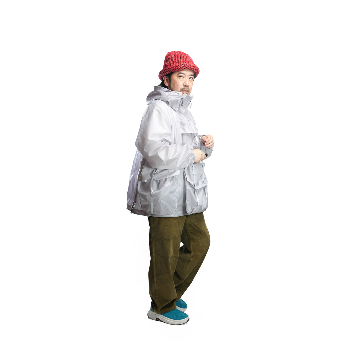 BACK PACK HOLDER HOODIE JACKET – White | NORBIT