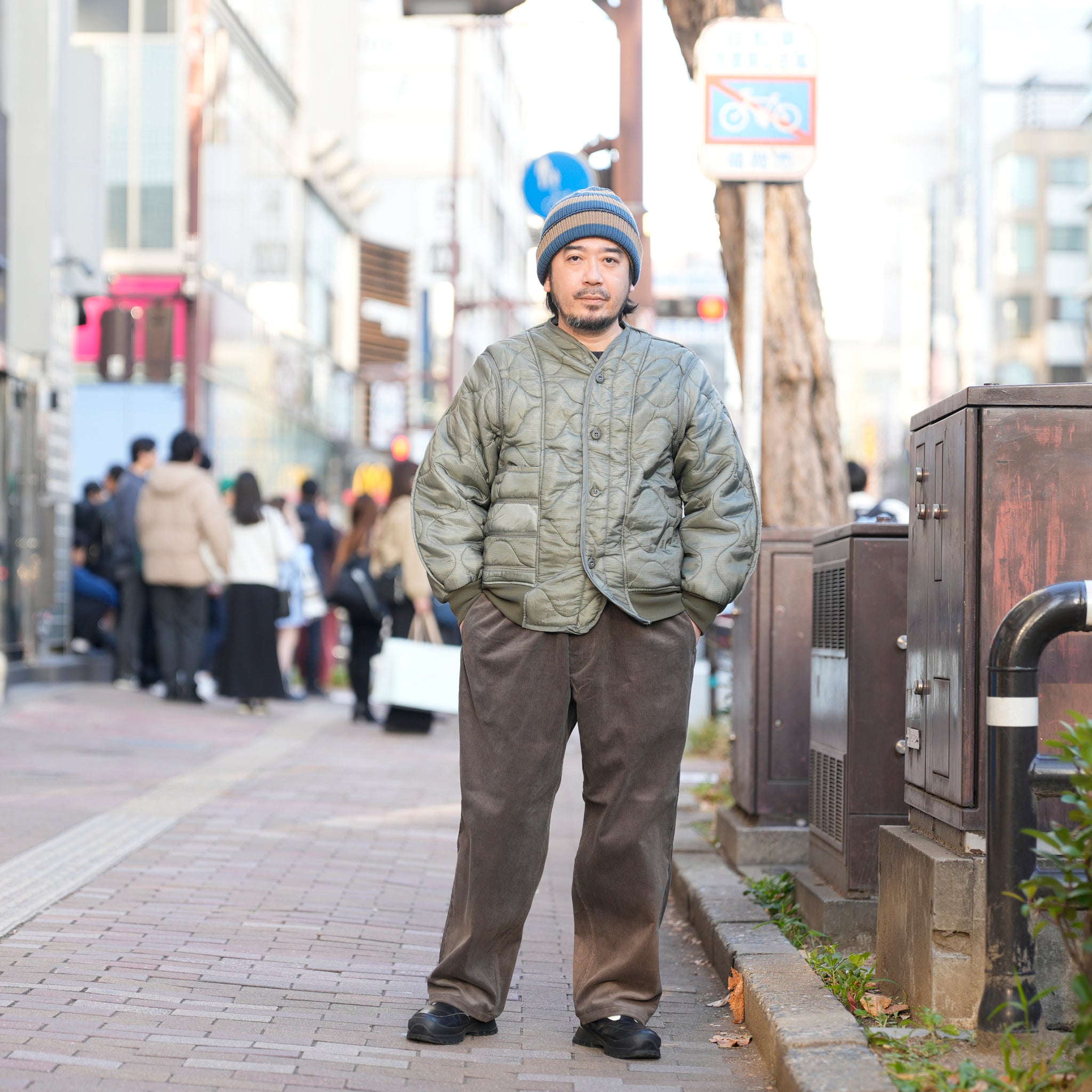 RELAX FIT №147 [ Corduroy easyslacks ] Color:Charcoal Gray【RELAX FIT_リラックスフィット】