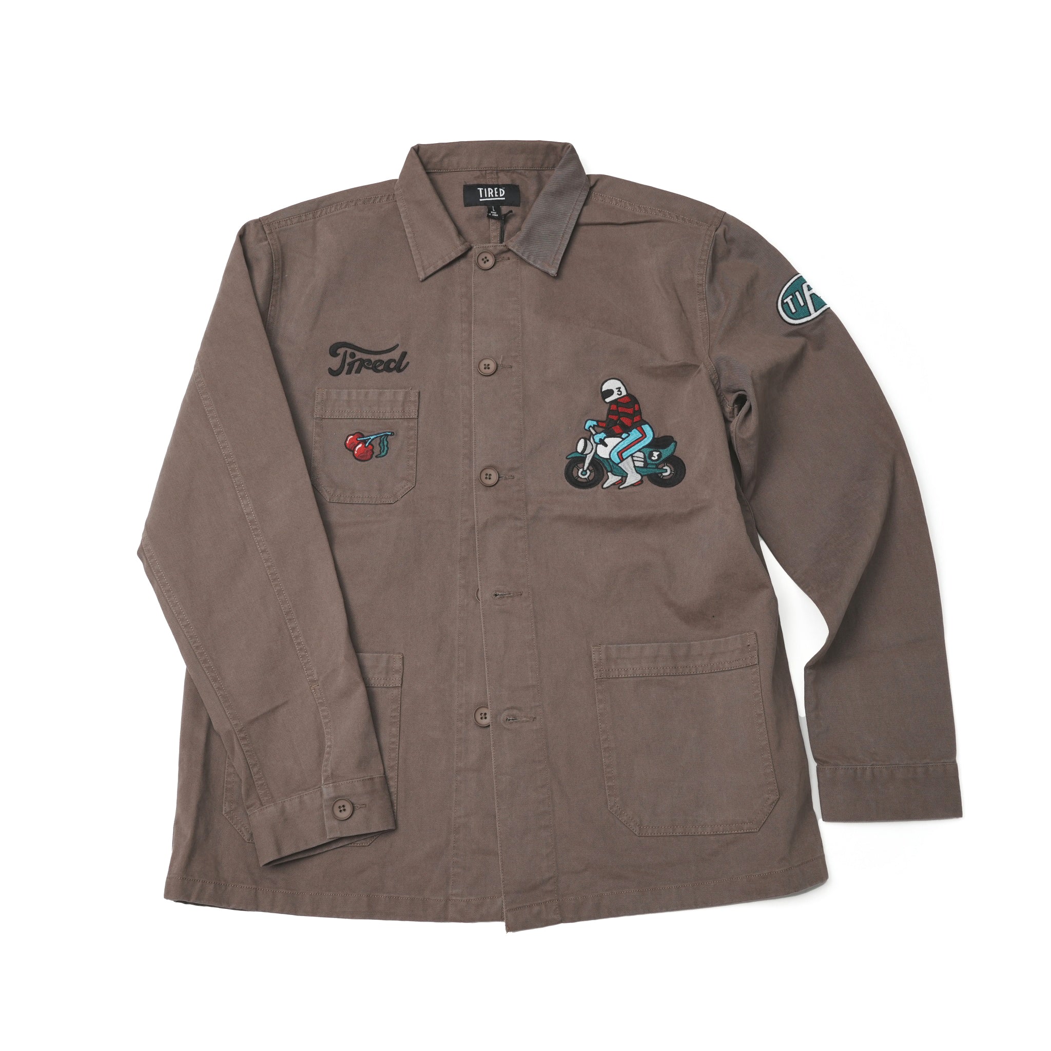 No:TS00317 | Name:MOTO FIELD COAT | Color:Chocolate Chip【TIRED_タイレッド】