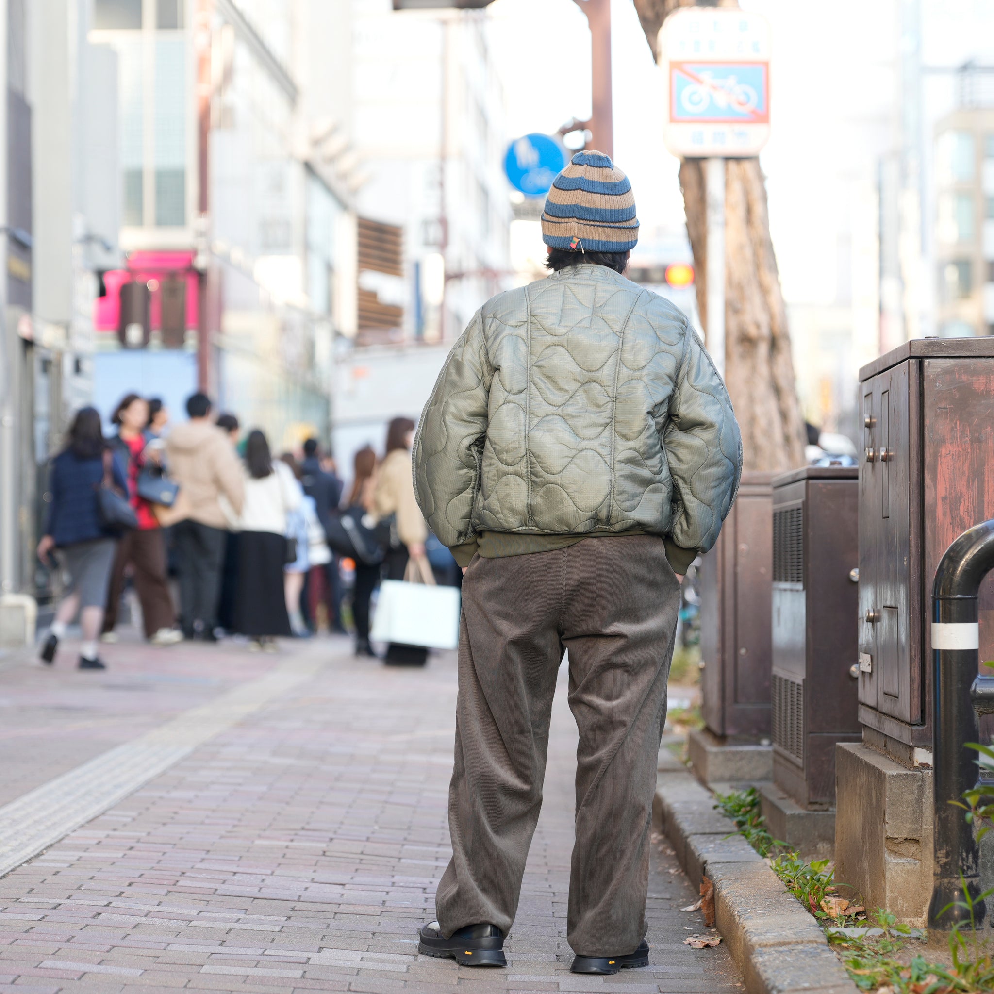 RELAX FIT №147 [ Corduroy easyslacks ] Color:Charcoal Gray【RELAX FIT_リラックスフィット】