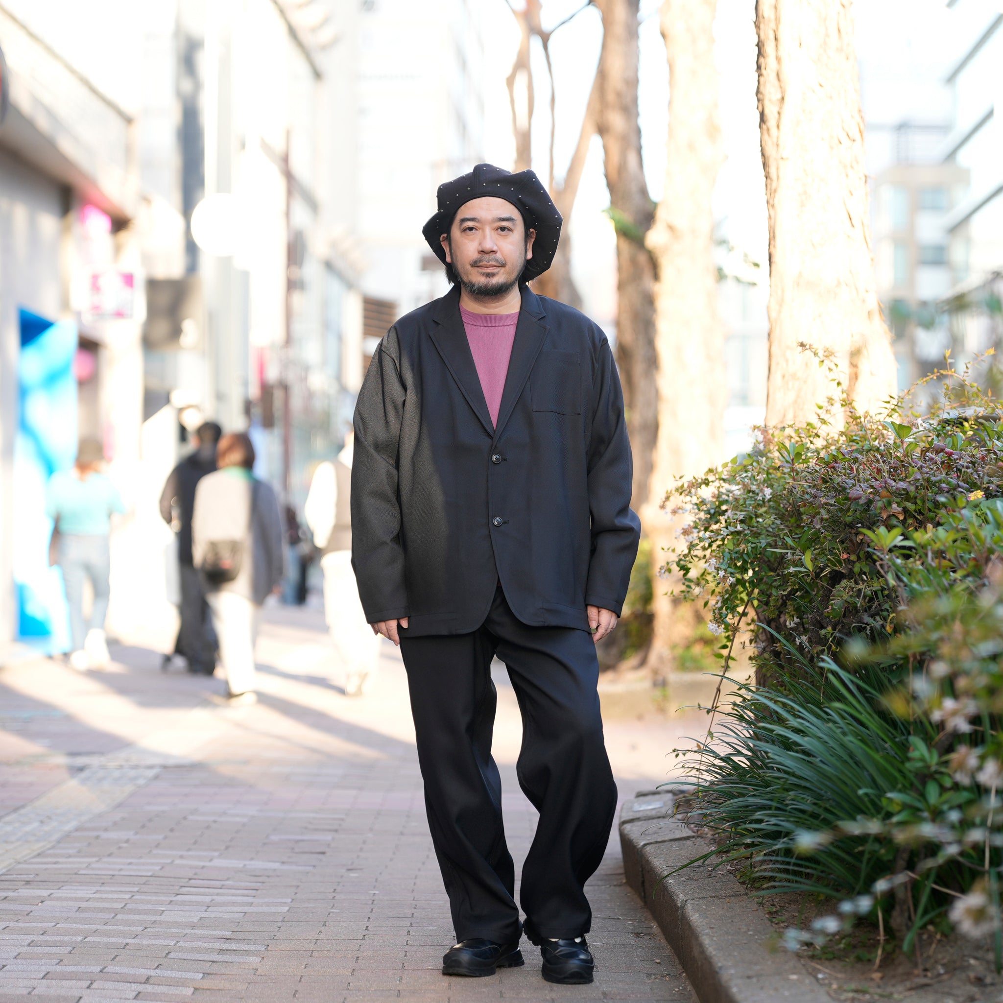RELAX FIT №129 [ STA-PREST GOOD JACKET & SLACKS] Col_Black【RELAX FIT_リラックスフィット】