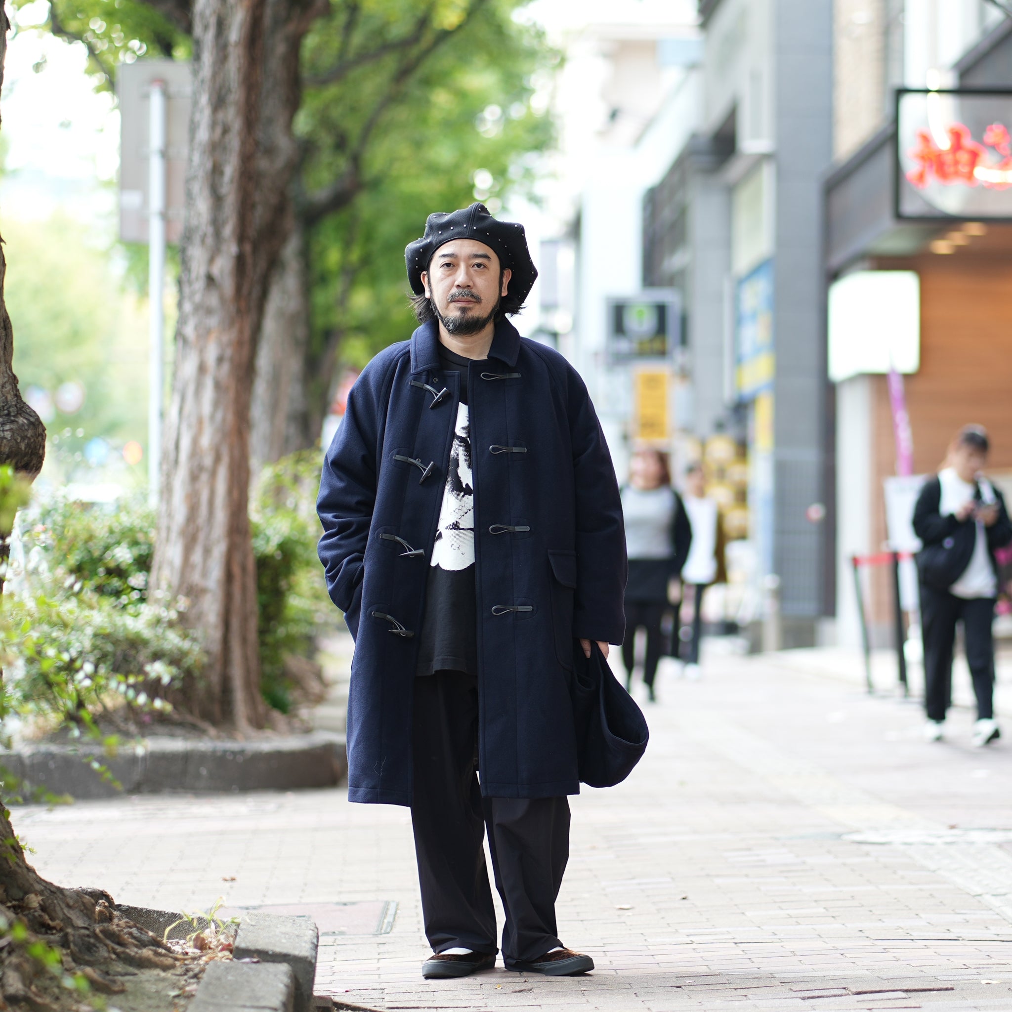 FEW23WJK5105 | DUFFLE DOWN COAT | Color:Navy【MIFFEW_ミフュー】