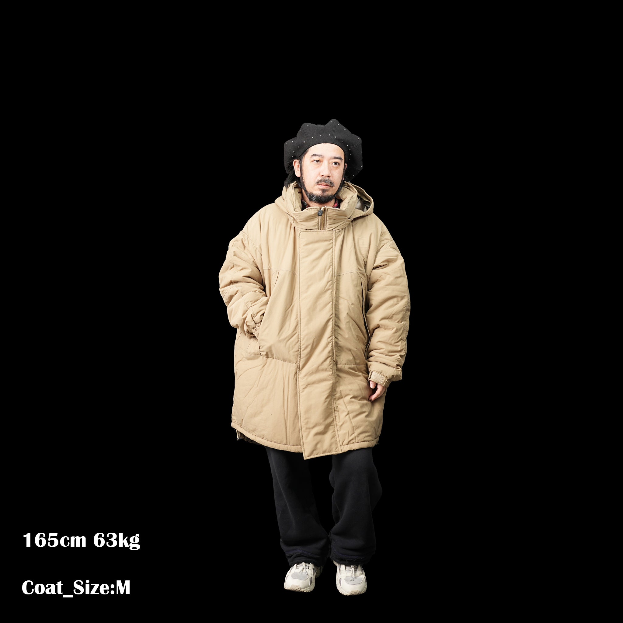 No:ms21f010a | Name:level7 type2 monster coat | Color:Black/Coyote【MADE IN STANDARD_メイドインスタンダード】