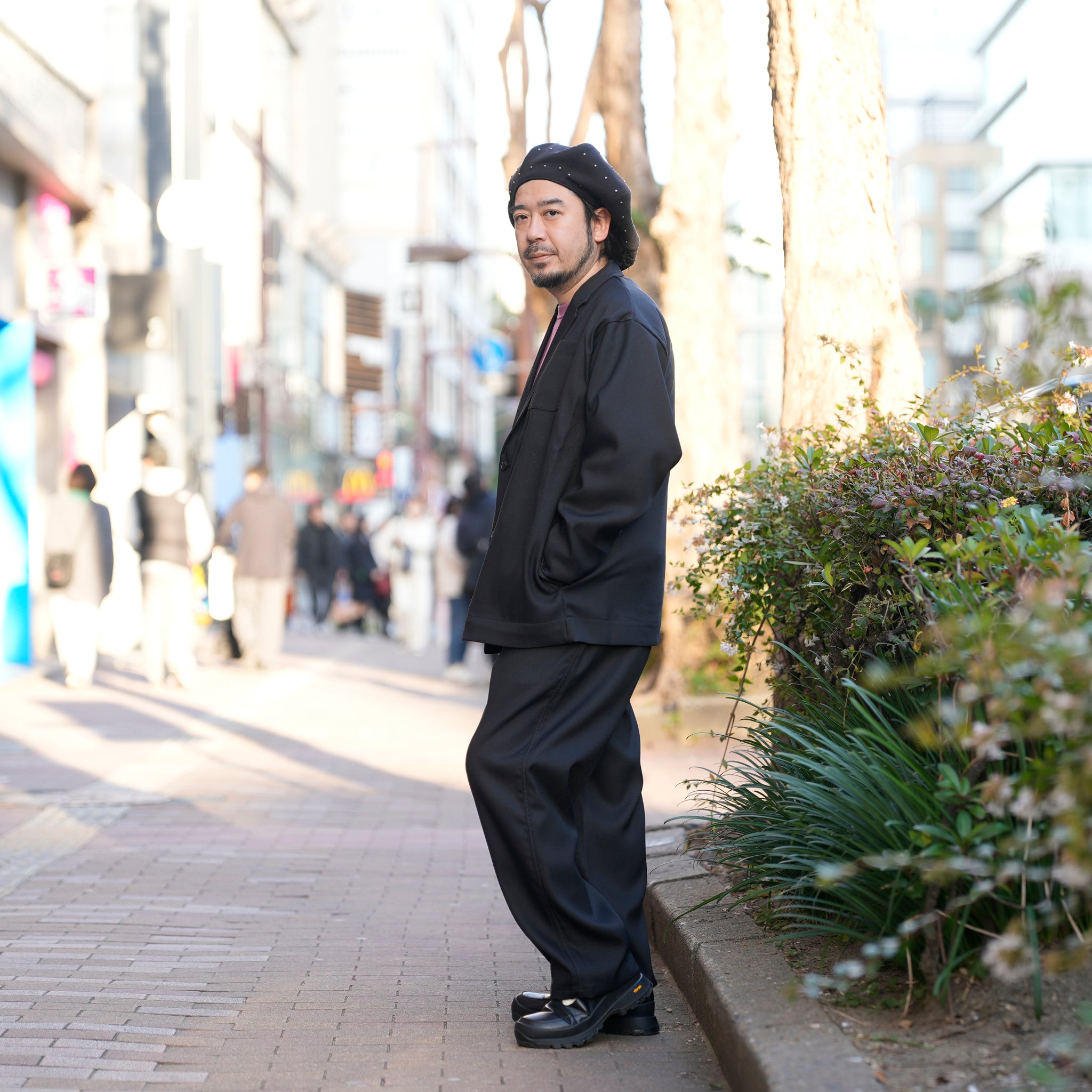 RELAX FIT №129 [ STA-PREST GOOD JACKET & SLACKS] Col_Black【RELAX FIT_リラックスフィット】