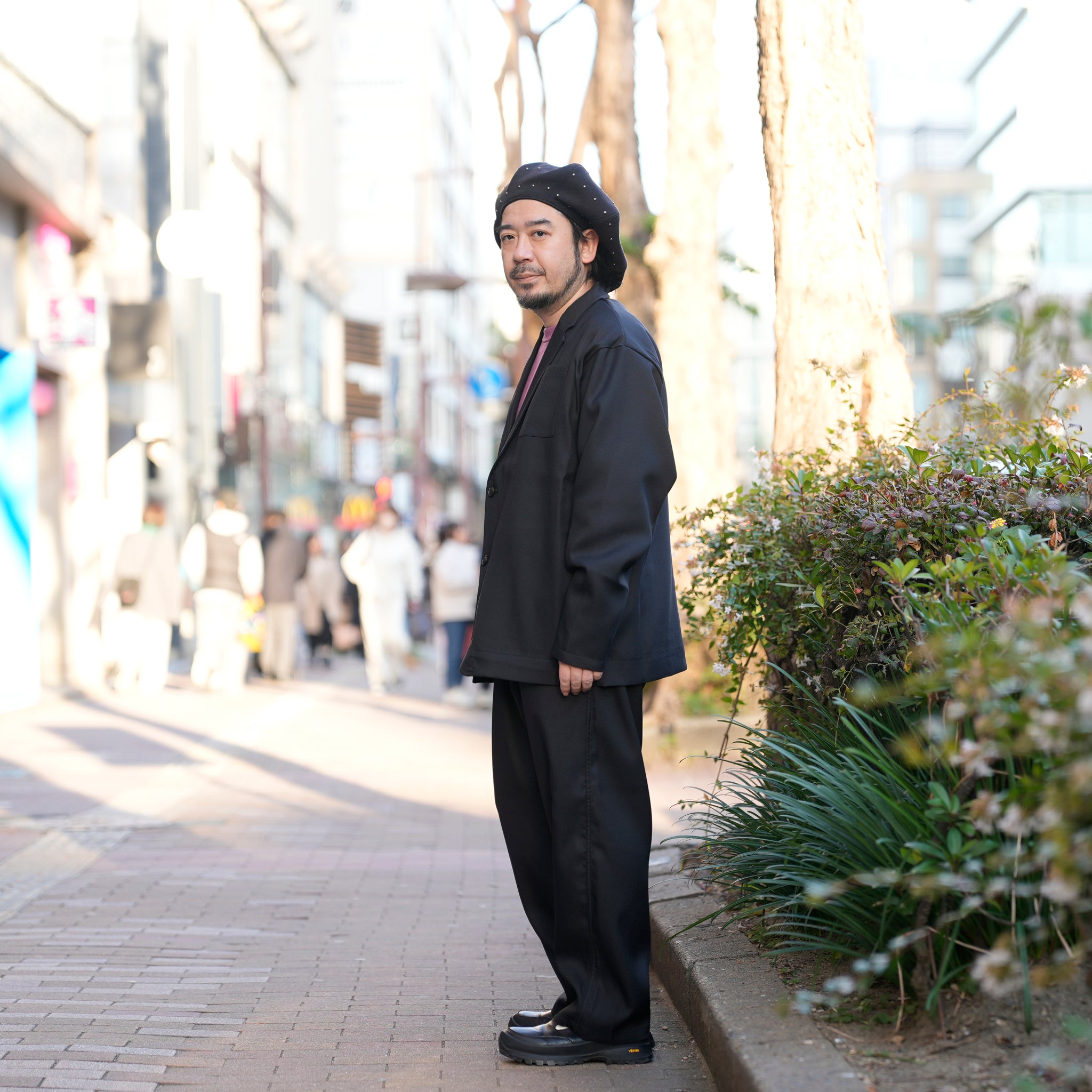 RELAX FIT №129 [ STA-PREST GOOD JACKET & SLACKS] Col_Black【RELAX FIT_リラックスフィット】