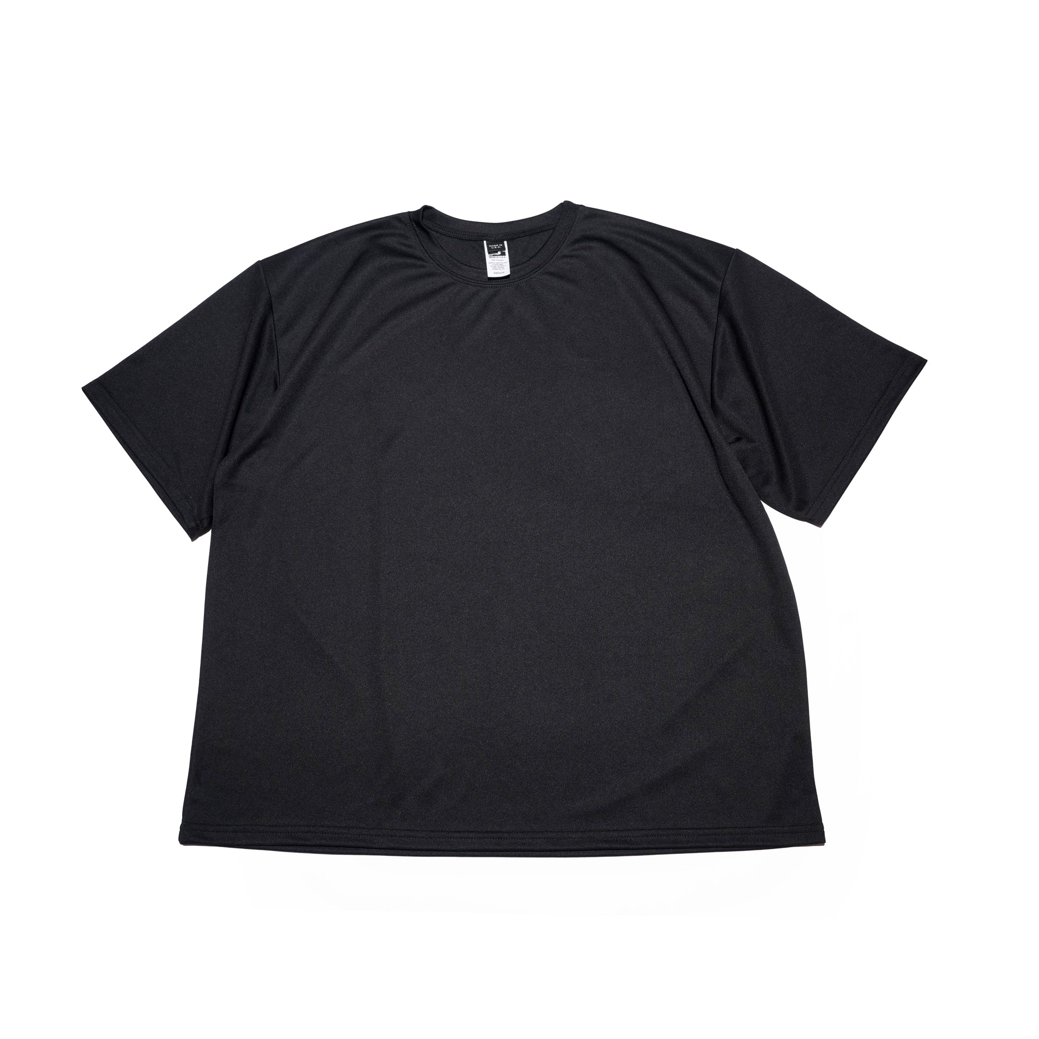 HIGH MOCK DRY TEE – Black | D-SPORT WEAR | SMOKE T ONE 【ネコポス