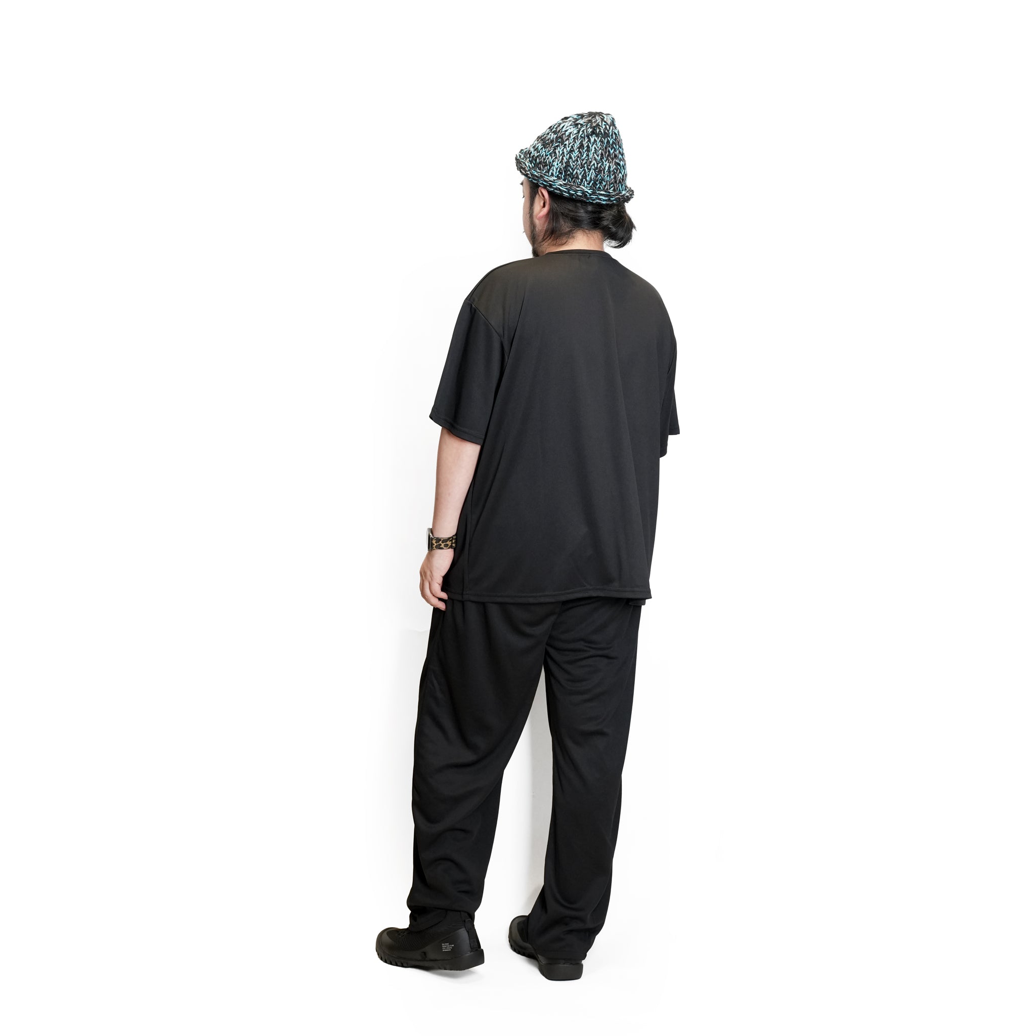 HIGH MOCK DRY TEE – Black | D-SPORT WEAR | SMOKE T ONE 【ネコポス選択可能】
