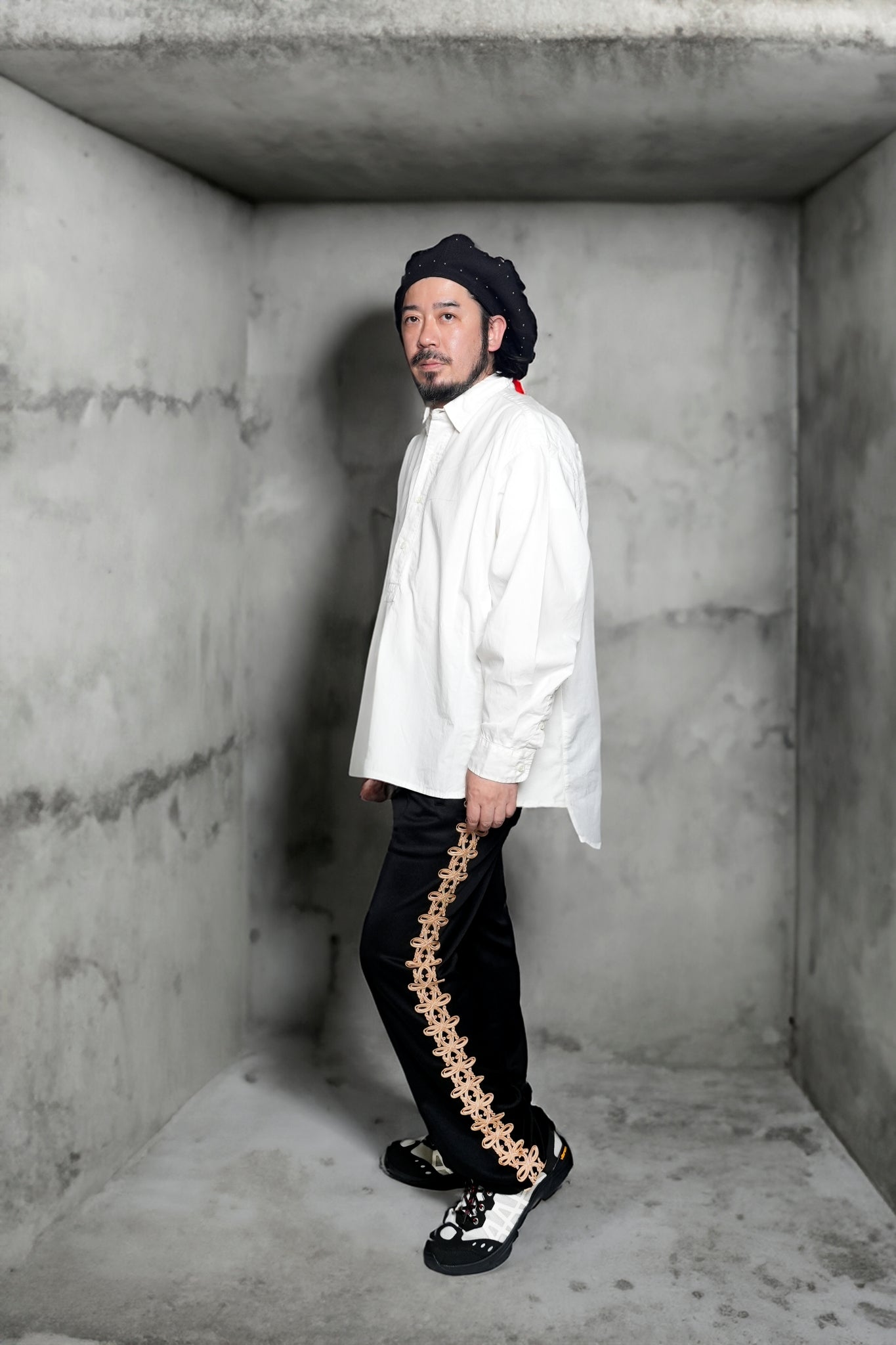 P2405301 | KINGSTON PANTS 2024AW | Color:Black【NASNGWAM_ナスングワム】